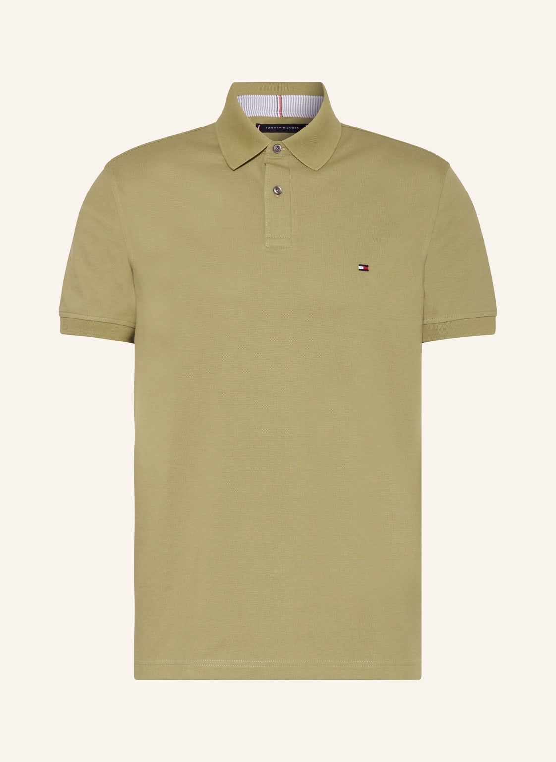 Tommy Hilfiger Piqué-Poloshirt Regular Fit gruen von Tommy Hilfiger