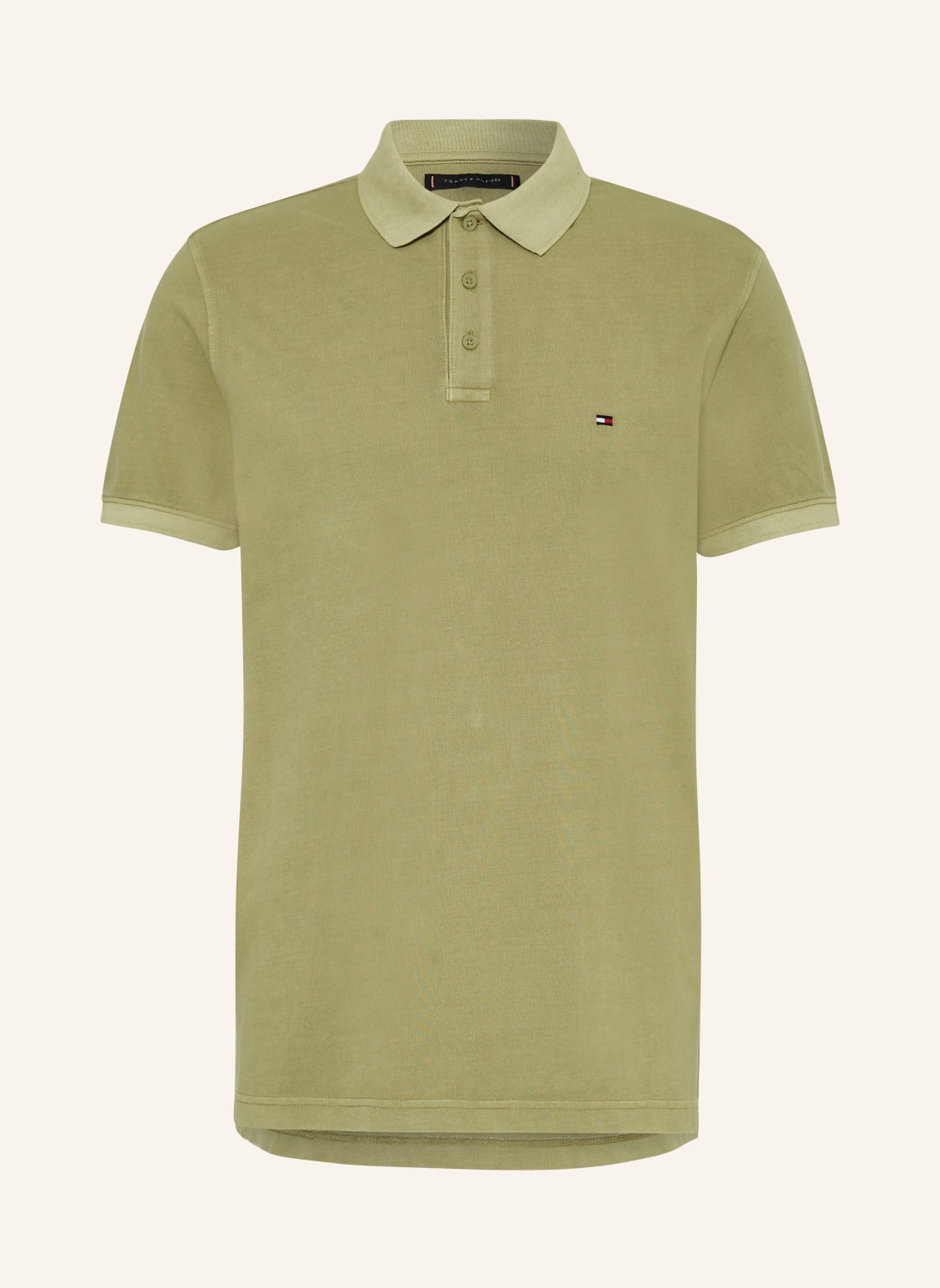 Tommy Hilfiger Piqué-Poloshirt Regular Fit gruen von Tommy Hilfiger