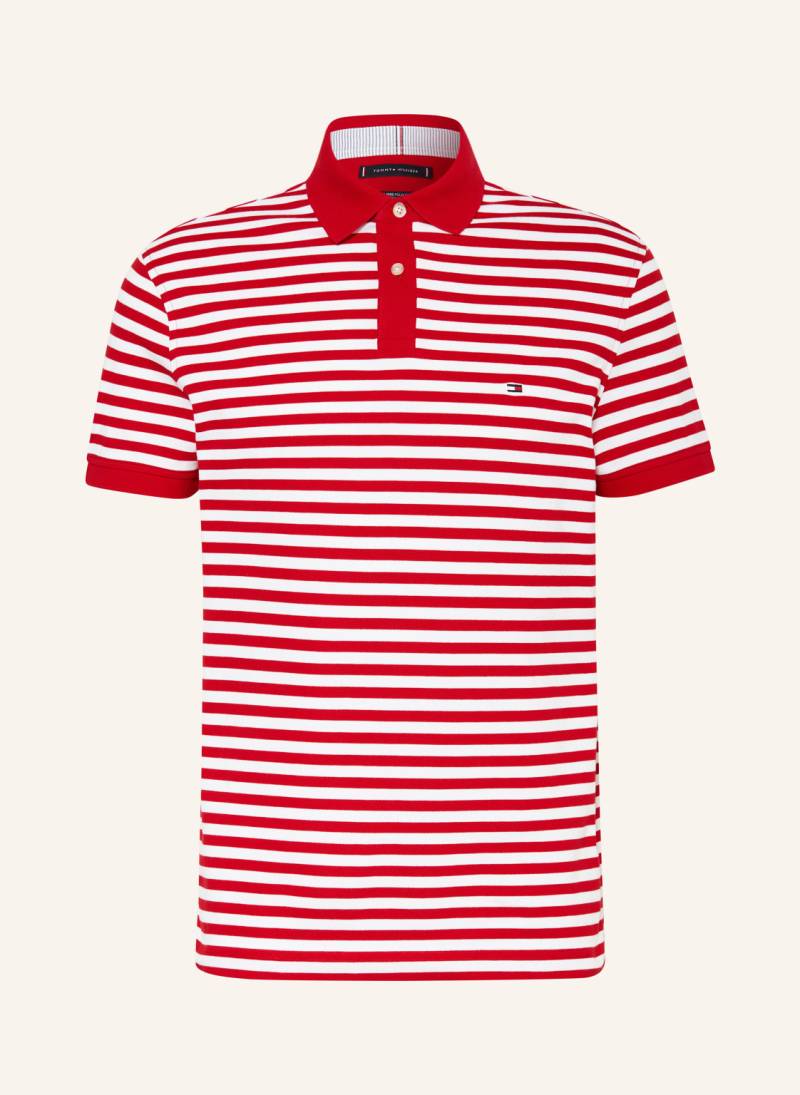 Tommy Hilfiger Piqué-Poloshirt Regular Fit rot von Tommy Hilfiger