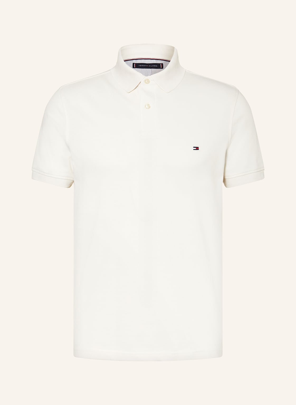 Tommy Hilfiger Piqué-Poloshirt Regular Fit weiss Tommy Hilfiger Piqué-Poloshirt Regular Fit weiss von Tommy Hilfiger