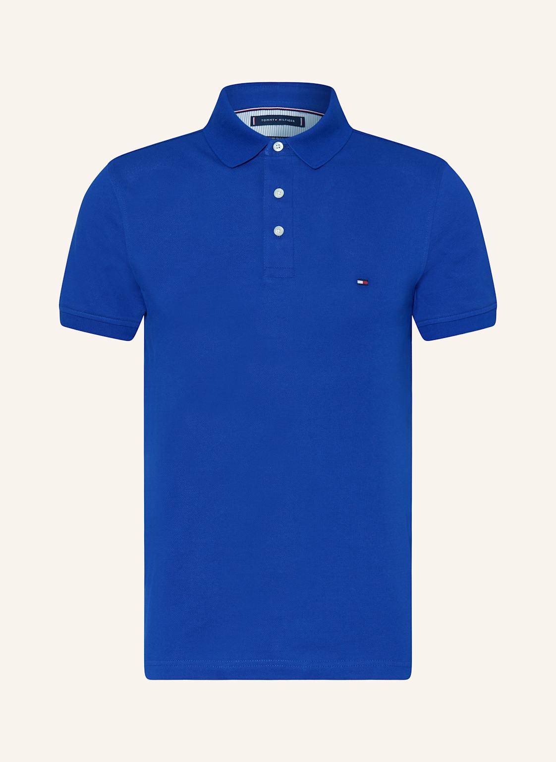 Tommy Hilfiger Piqué-Poloshirt Slim Fit blau Tommy Hilfiger Piqué-Poloshirt Slim Fit blau von Tommy Hilfiger