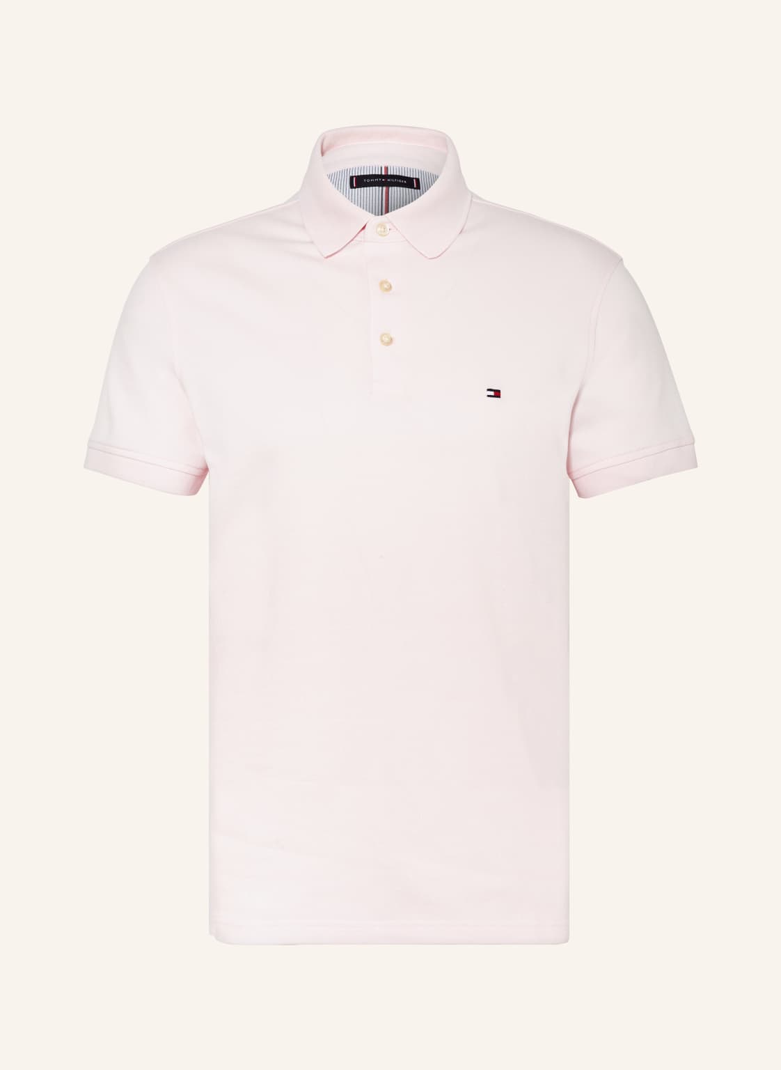 Tommy Hilfiger Piqué-Poloshirt Slim Fit rosa von Tommy Hilfiger