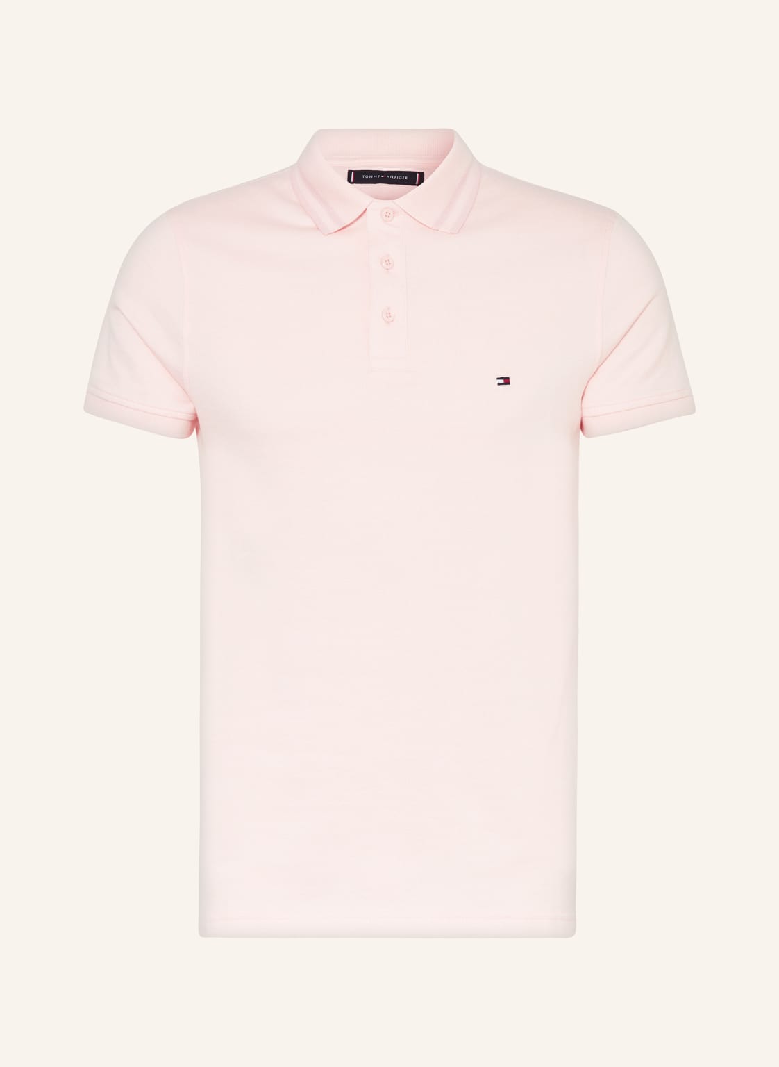 Tommy Hilfiger Piqué-Poloshirt Slim Fit rosa von Tommy Hilfiger