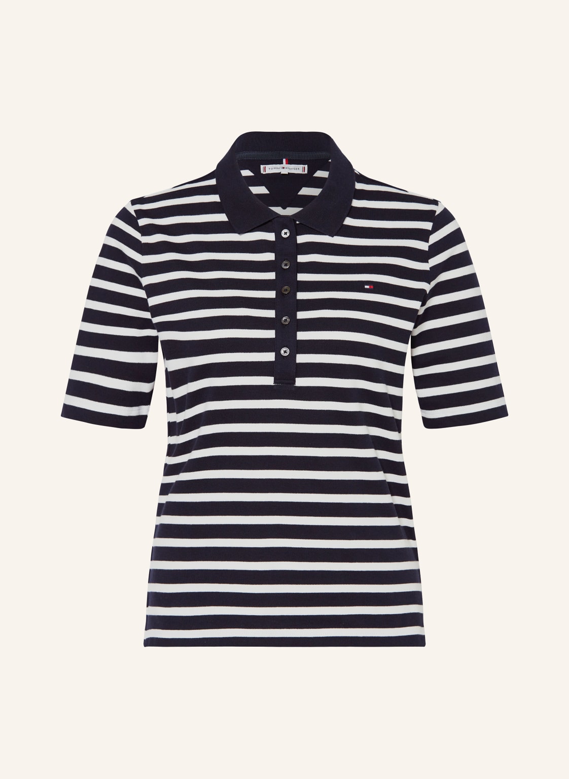 Tommy Hilfiger Piqué-Poloshirt blau von Tommy Hilfiger