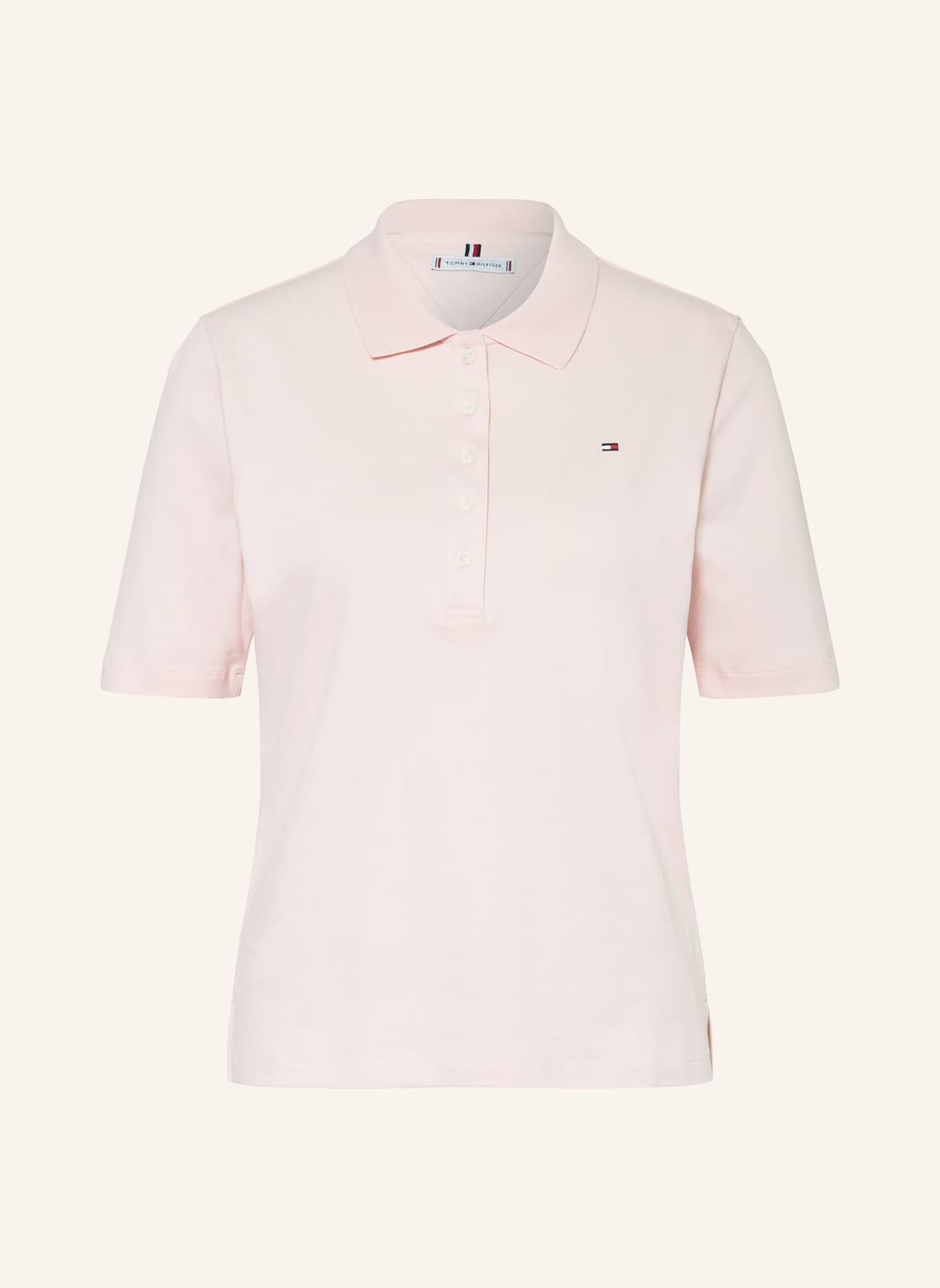 Tommy Hilfiger Piqué-Poloshirt rosa von Tommy Hilfiger