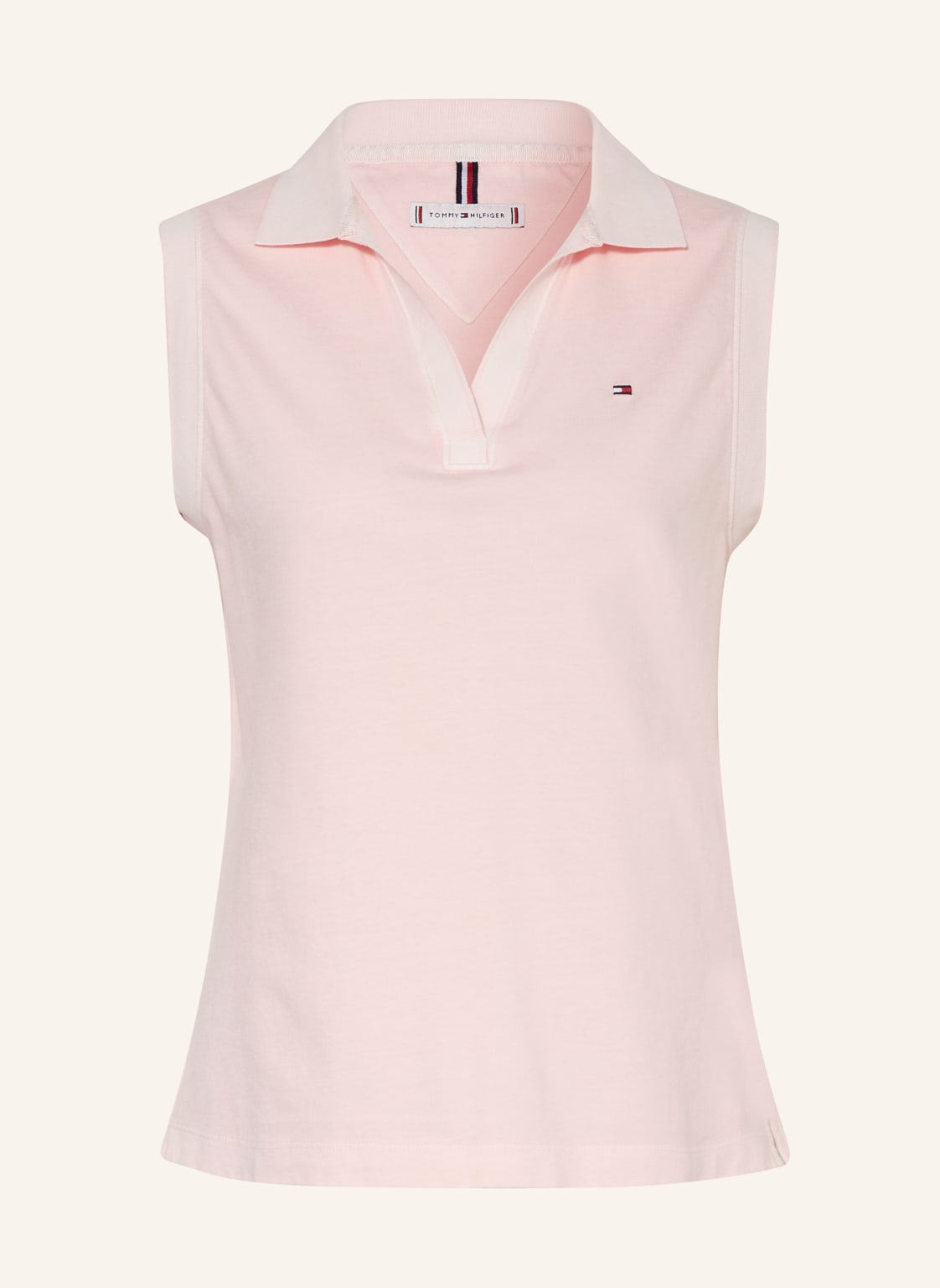 Tommy Hilfiger Piqué-Top rosa von Tommy Hilfiger