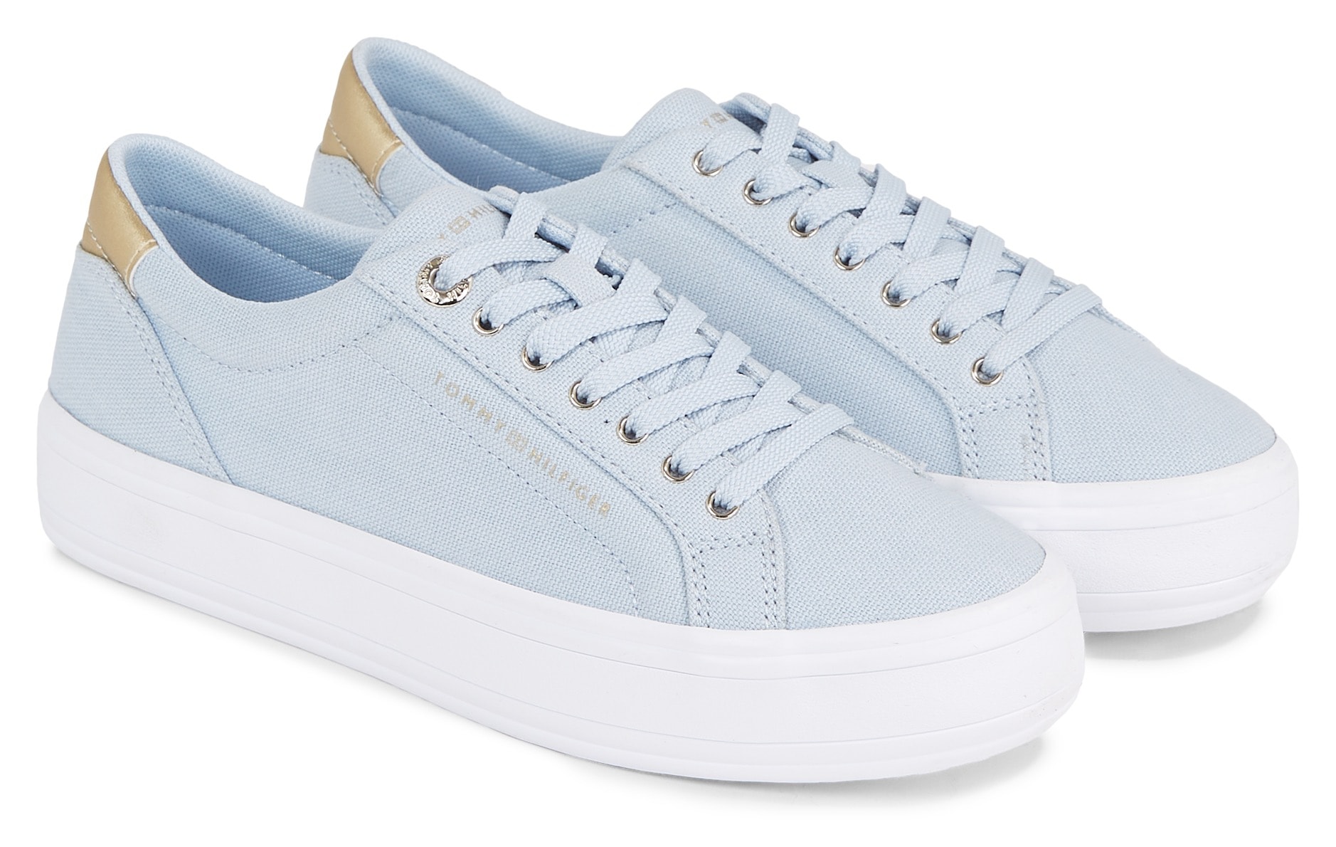 Tommy Hilfiger Plateausneaker »ESSENTIAL VULC CANVAS SNEAKER« von Tommy Hilfiger