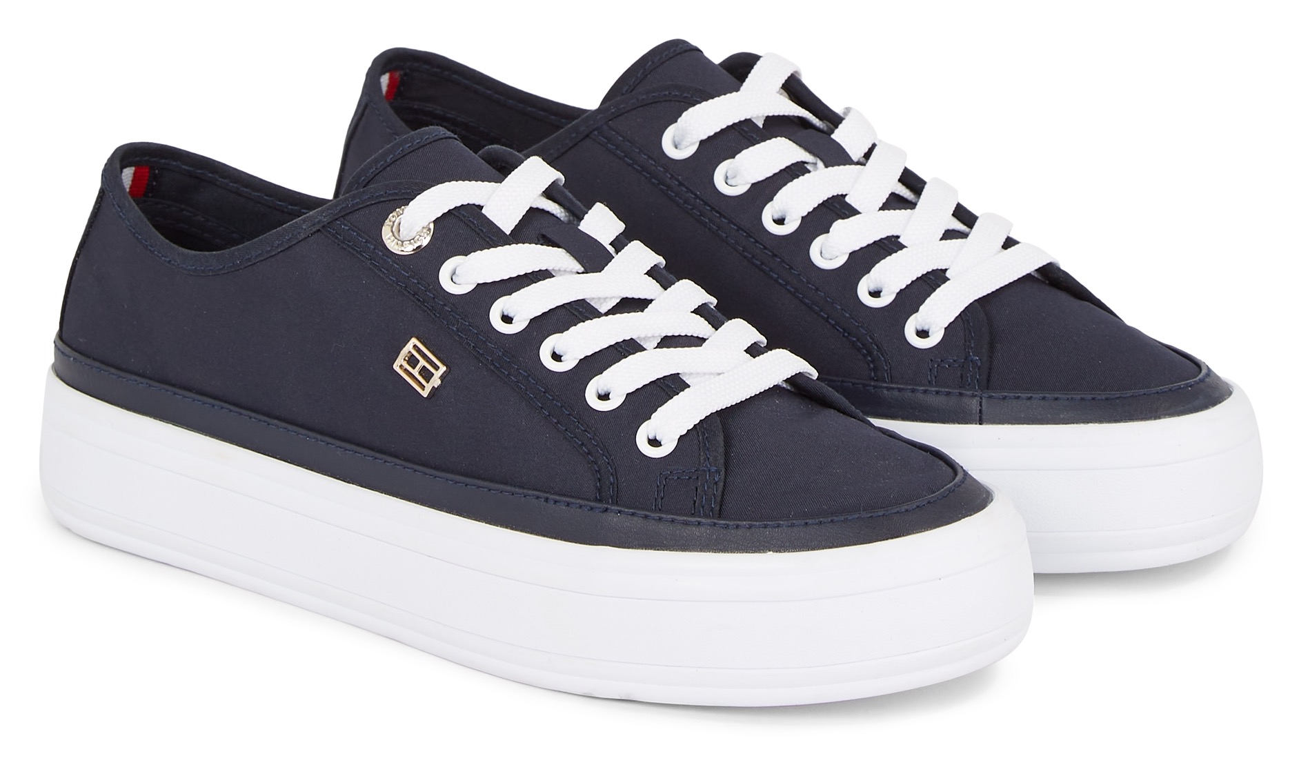 Tommy Hilfiger Plateausneaker »ESSENTIAL VULC CANVAS SNEAKER« von Tommy Hilfiger