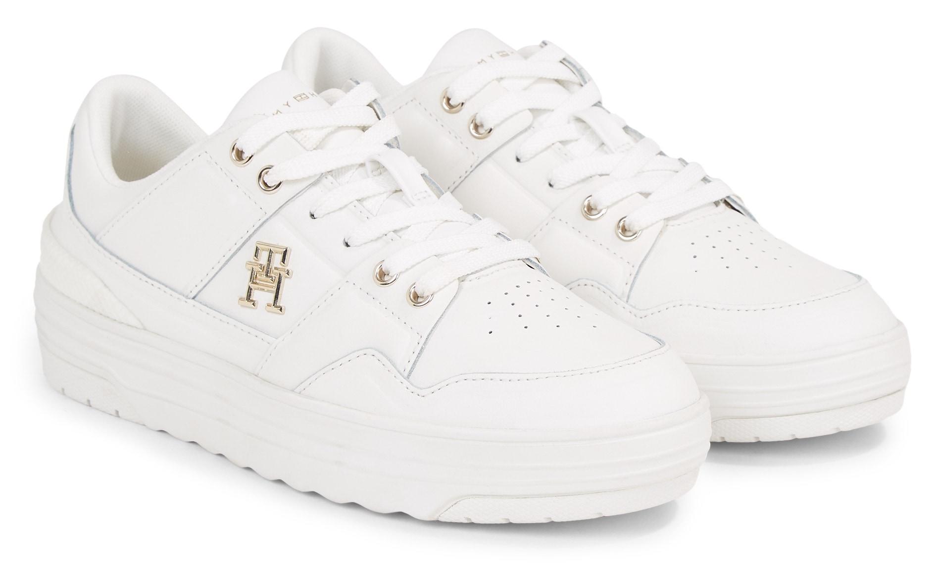 Tommy Hilfiger Plateausneaker »TH BASKET SNEAKER LO« von Tommy Hilfiger