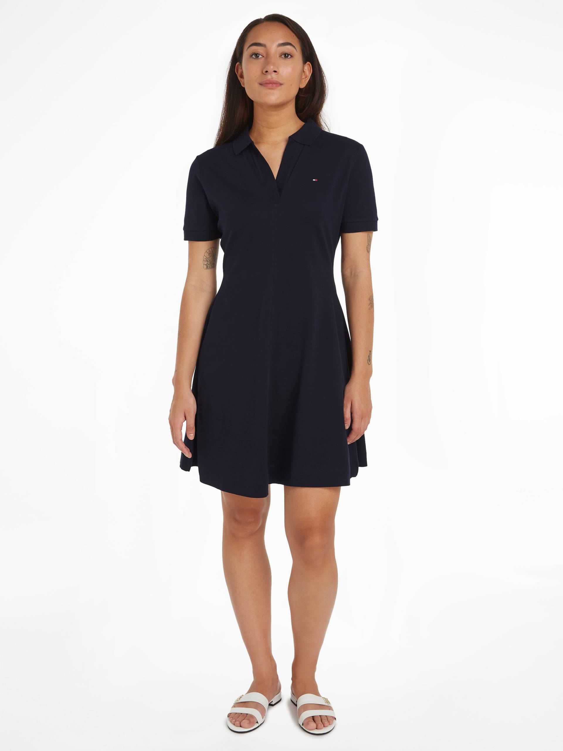 Tommy Hilfiger Polokleid »F&F OPEN PLCKT LYCLL POLO DRS SS« von Tommy Hilfiger