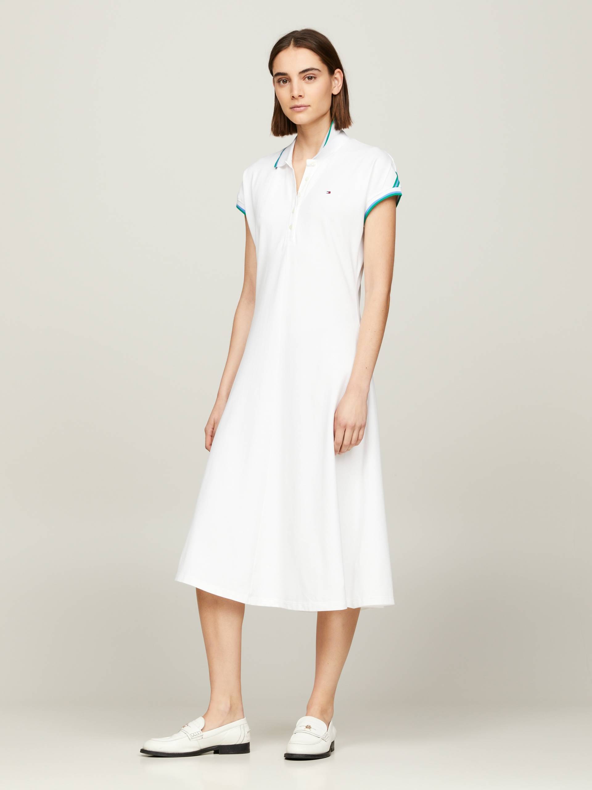 Tommy Hilfiger Polokleid »F&F STP SLV KNEE POLO DRESS« von Tommy Hilfiger