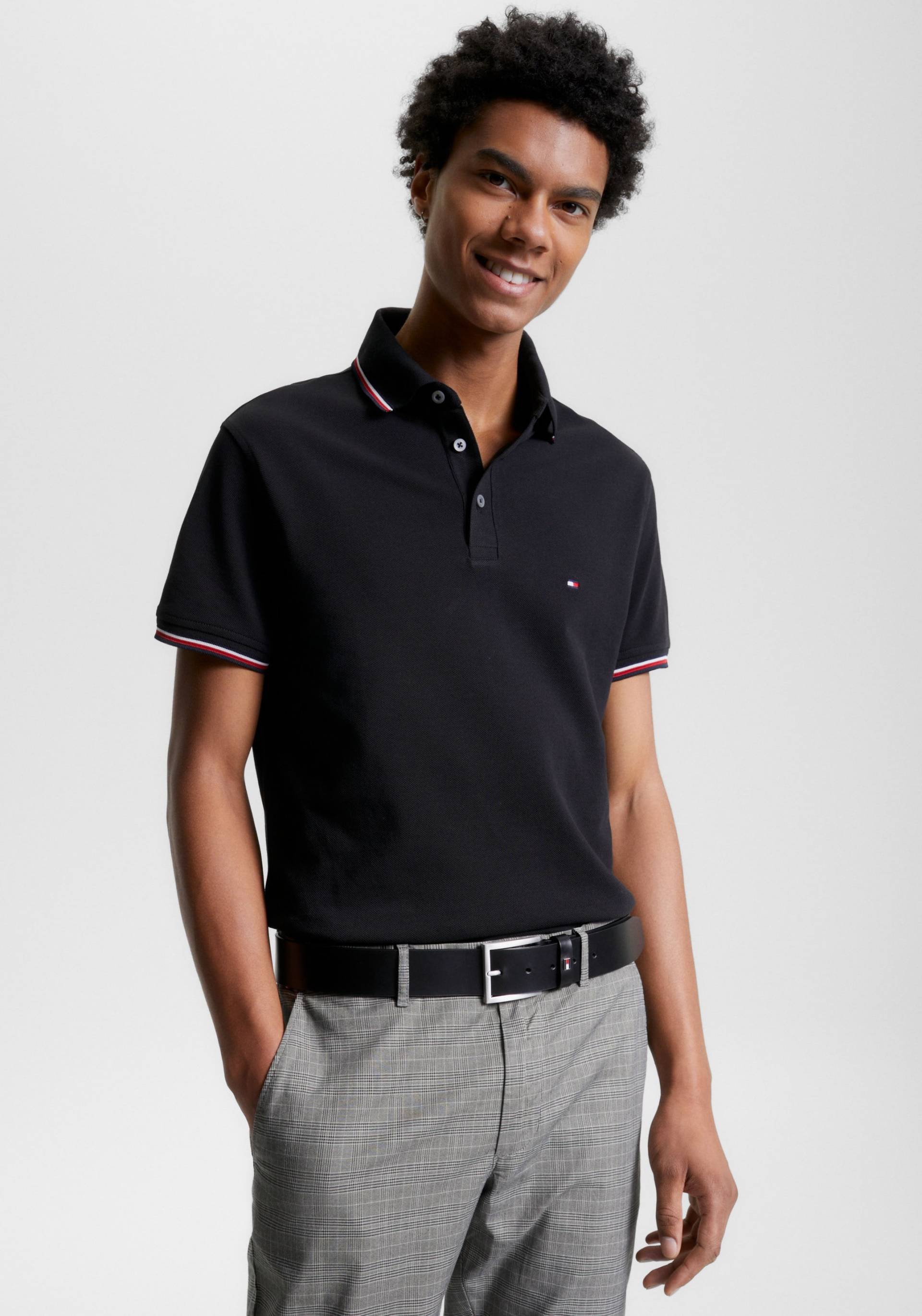 Tommy Hilfiger Poloshirt »1985 RWB TIPPED SLIM POLO« von Tommy Hilfiger