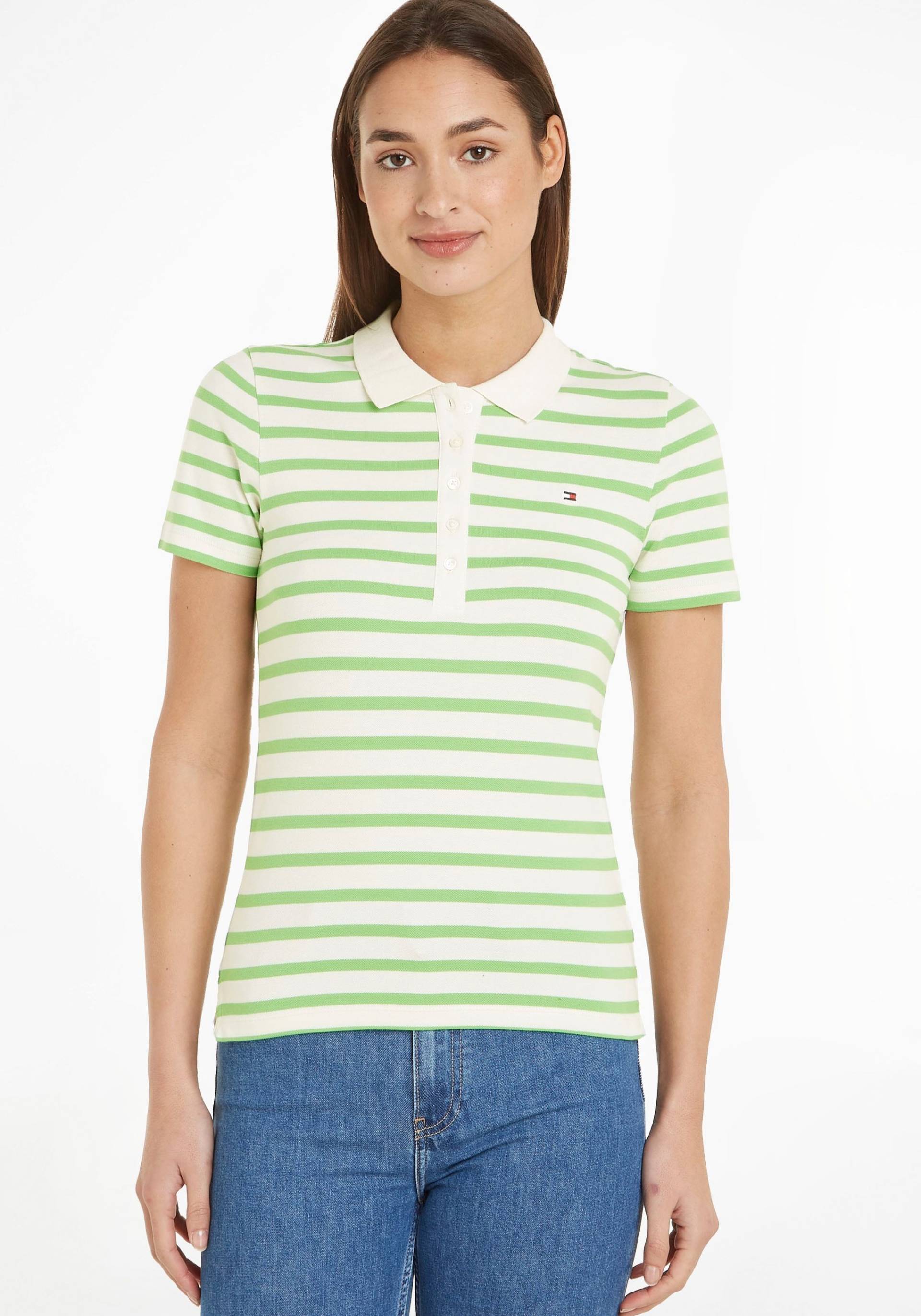 Tommy Hilfiger Poloshirt »1985 SLIM PIQUE STRIPE POLO SS« von Tommy Hilfiger