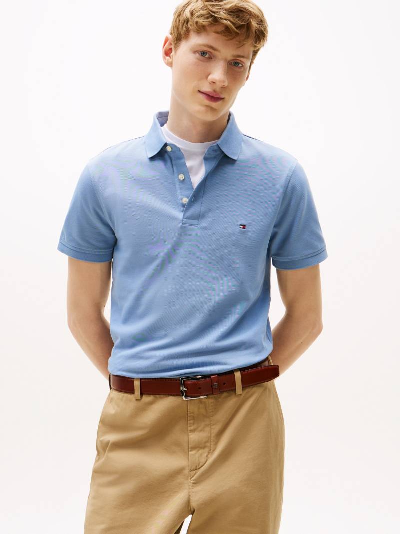 Tommy Hilfiger Poloshirt »1985 SLIM POLO«, Markenstickerei, aus Baumwoll-Piqué von Tommy Hilfiger