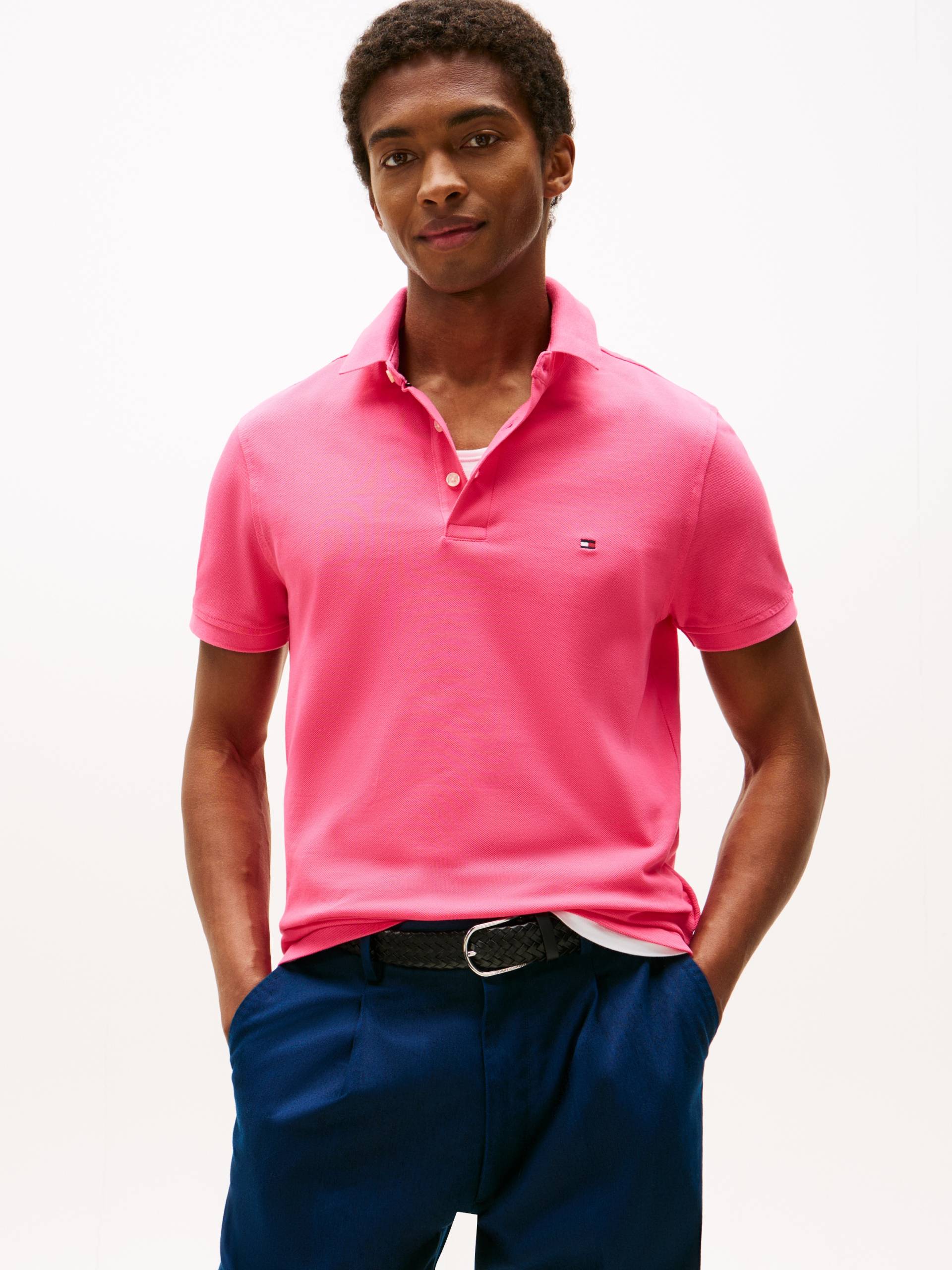 Tommy Hilfiger Poloshirt »1985 SLIM POLO«, Markenstickerei, aus Baumwoll-Piqué Tommy Hilfiger Poloshirt »1985 SLIM POLO«, Markenstickerei, aus Baumwoll-Piqué von Tommy Hilfiger