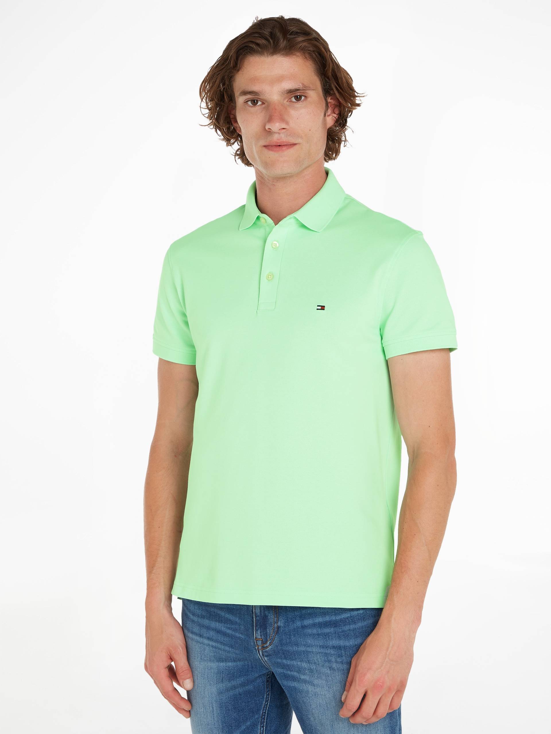 Tommy Hilfiger Poloshirt »1985 SLIM POLO«, aus leicht strukturiertem Piqué-Material von Tommy Hilfiger