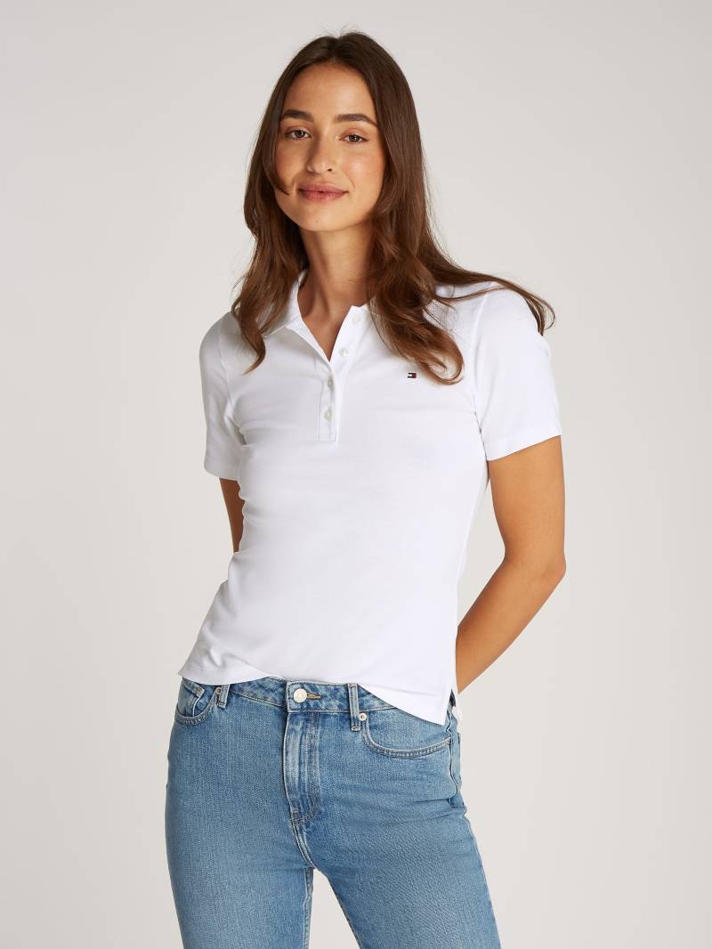 Tommy Hilfiger Poloshirt »1985 Slim Fit Pique Premium«, mit Logostickerei, mit Seitenschlitzen von Tommy Hilfiger