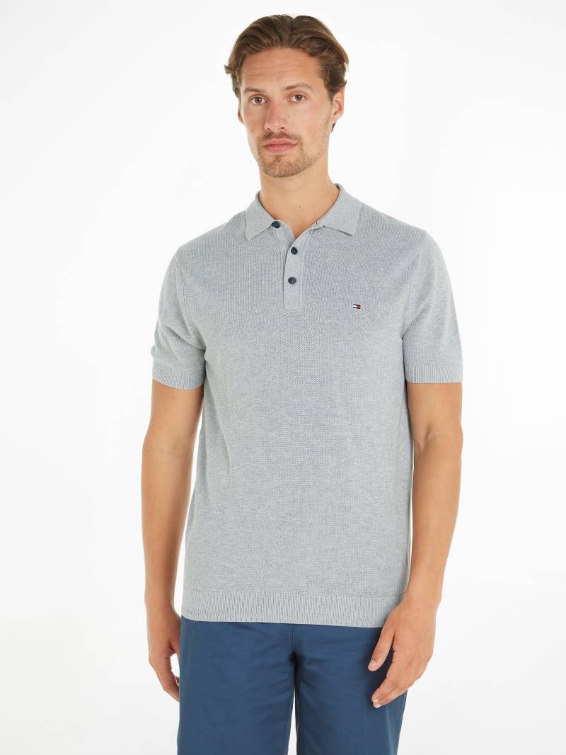 Tommy Hilfiger Poloshirt »CHAIN RIDGE STRUCTURE SS POLO«, mit Logostickerei auf der Brust von Tommy Hilfiger