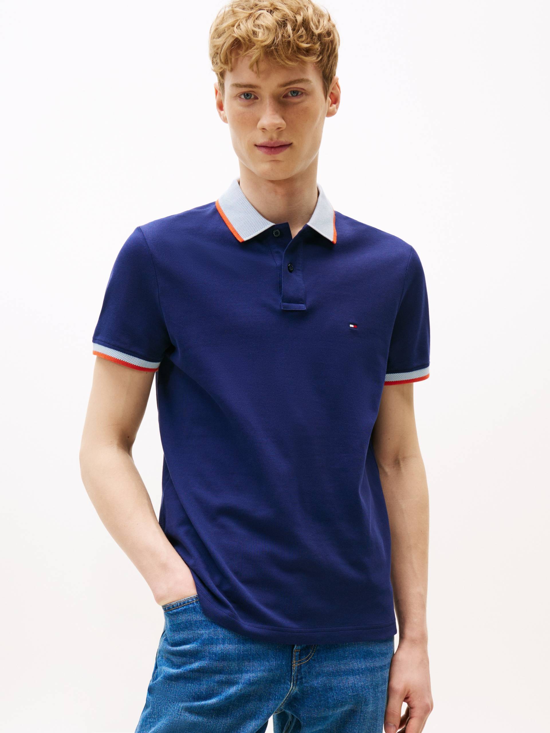 Tommy Hilfiger Poloshirt »CONTRAST COLLAR CUFF REG POLO« Tommy Hilfiger Poloshirt »CONTRAST COLLAR CUFF REG POLO« von Tommy Hilfiger
