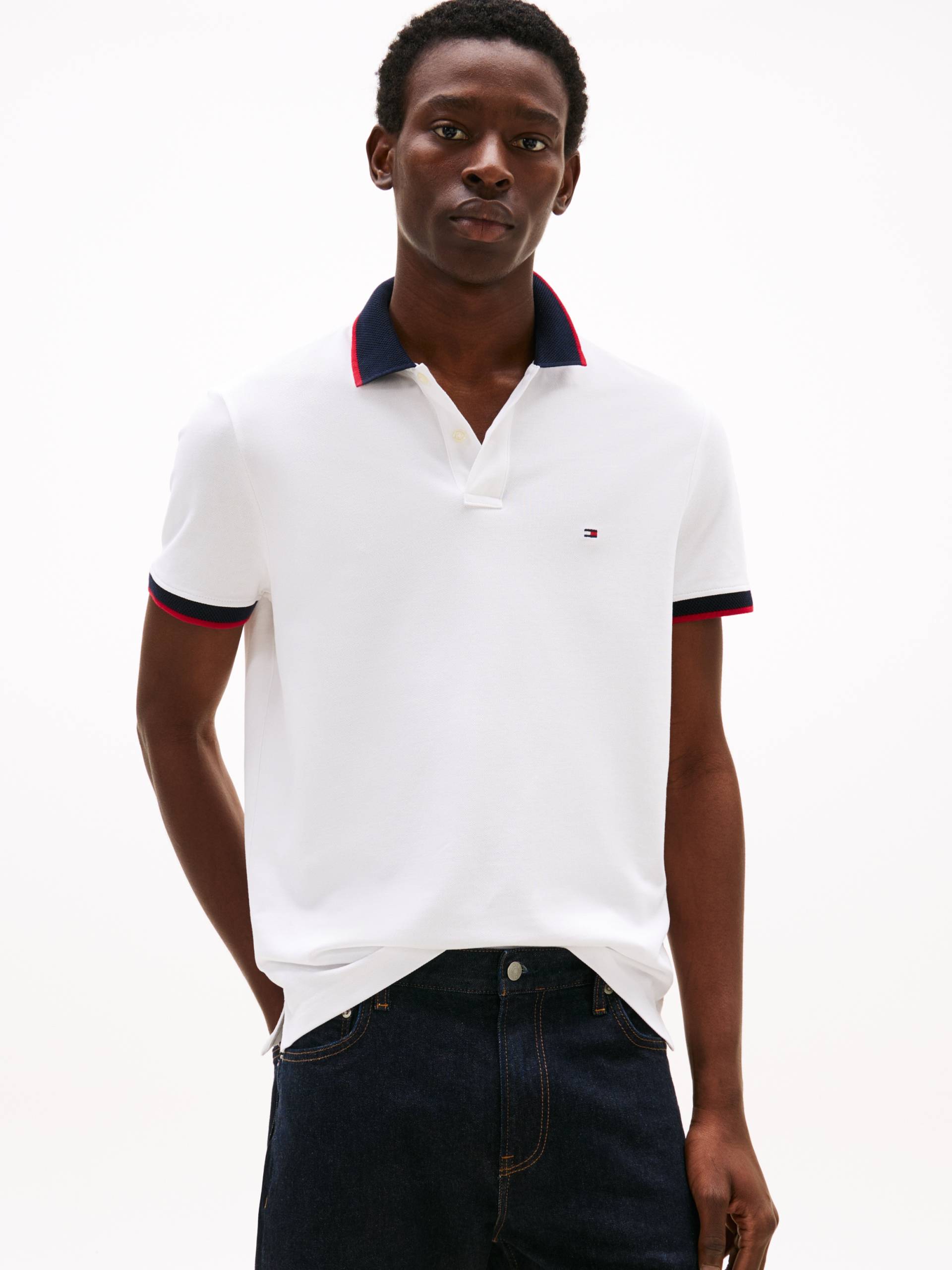 Tommy Hilfiger Poloshirt »CONTRAST COLLAR CUFF REG POLO« von Tommy Hilfiger