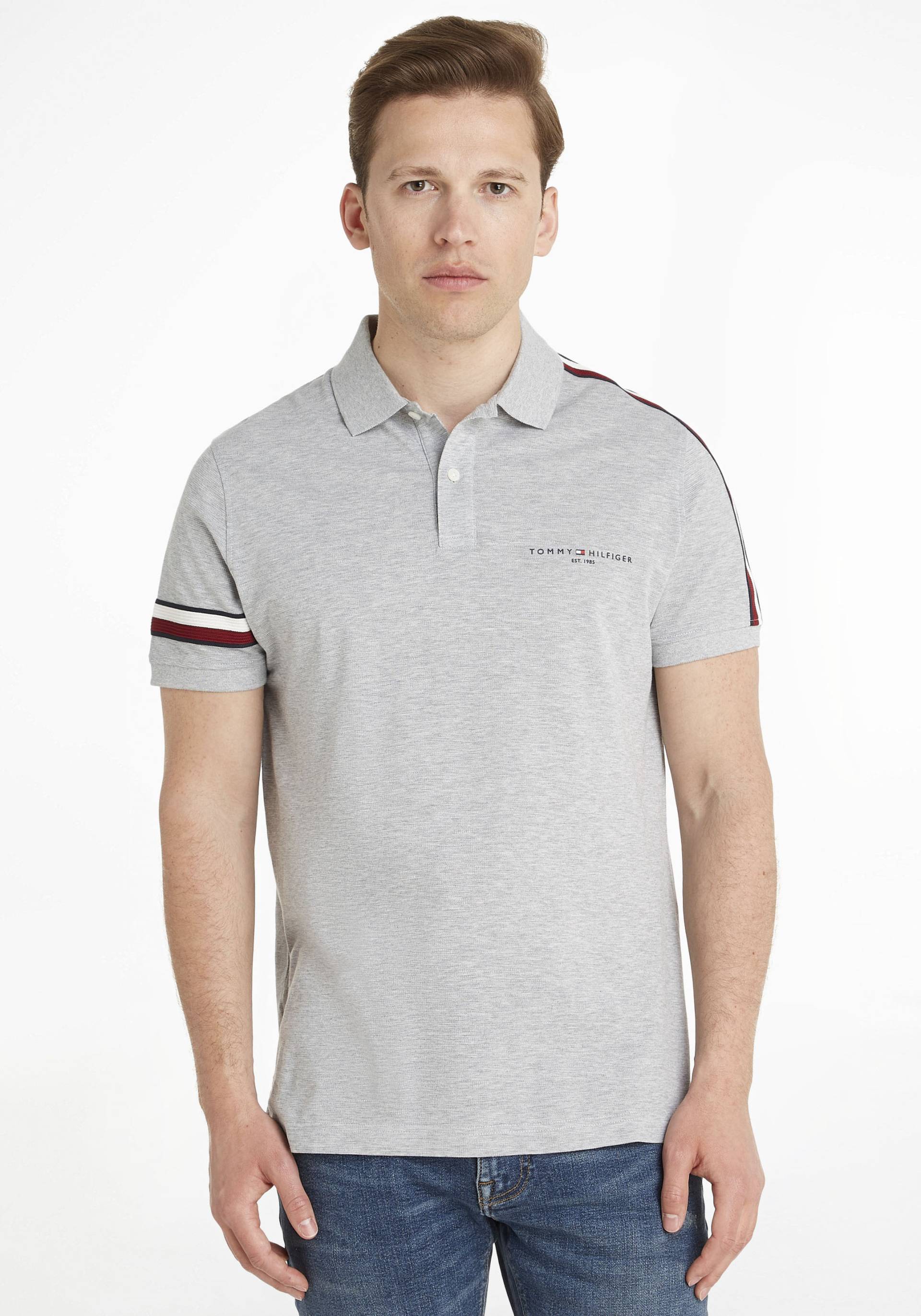 Tommy Hilfiger Poloshirt »GLOBAL STRIPE SLEEVE REG POLO« von Tommy Hilfiger