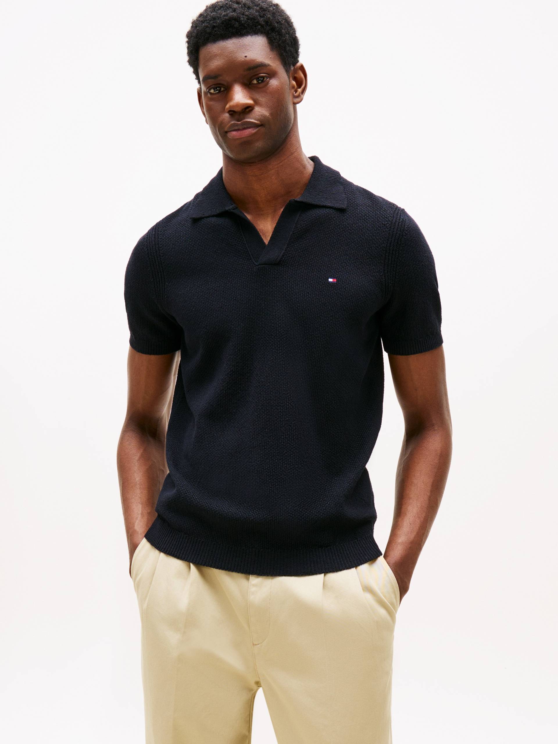 Tommy Hilfiger Poloshirt »KNITTED TEXTURED POLO« von Tommy Hilfiger