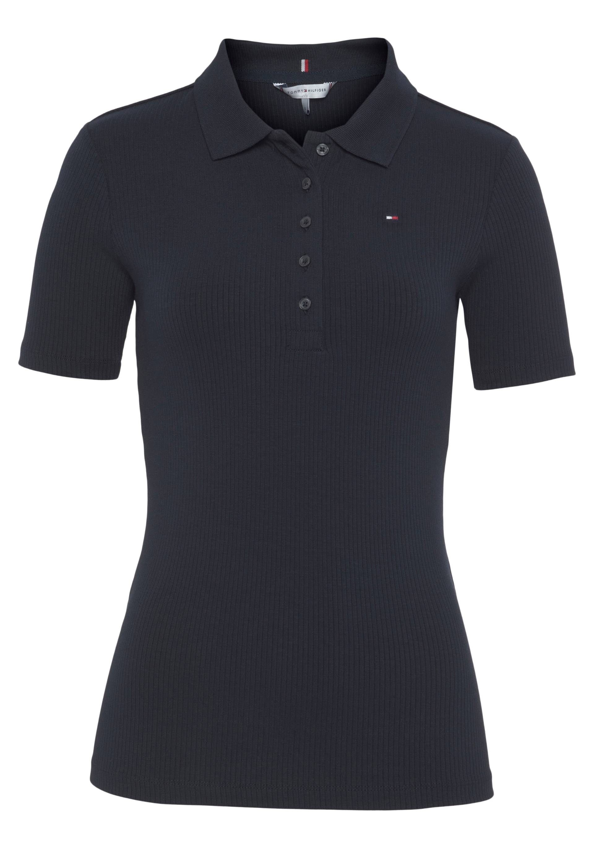 Tommy Hilfiger Poloshirt »SLIM 5X2 RIB POLO« von Tommy Hilfiger