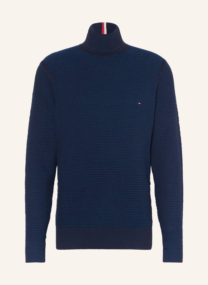 Tommy Hilfiger Rollkragenpullover blau von Tommy Hilfiger