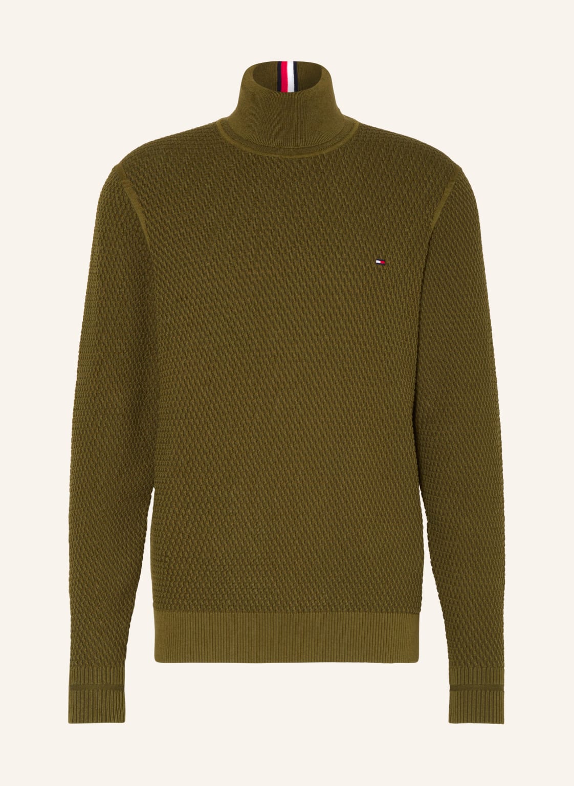 Tommy Hilfiger Rollkragenpullover gruen von Tommy Hilfiger