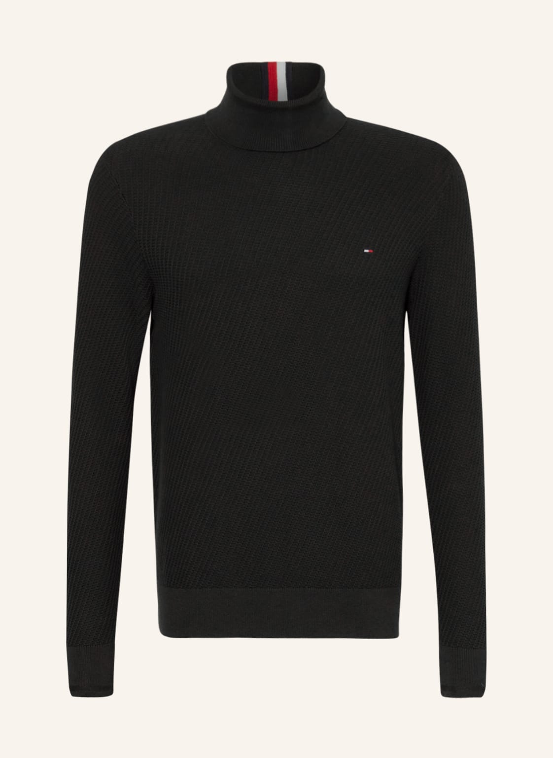 Tommy Hilfiger Rollkragenpullover schwarz von Tommy Hilfiger