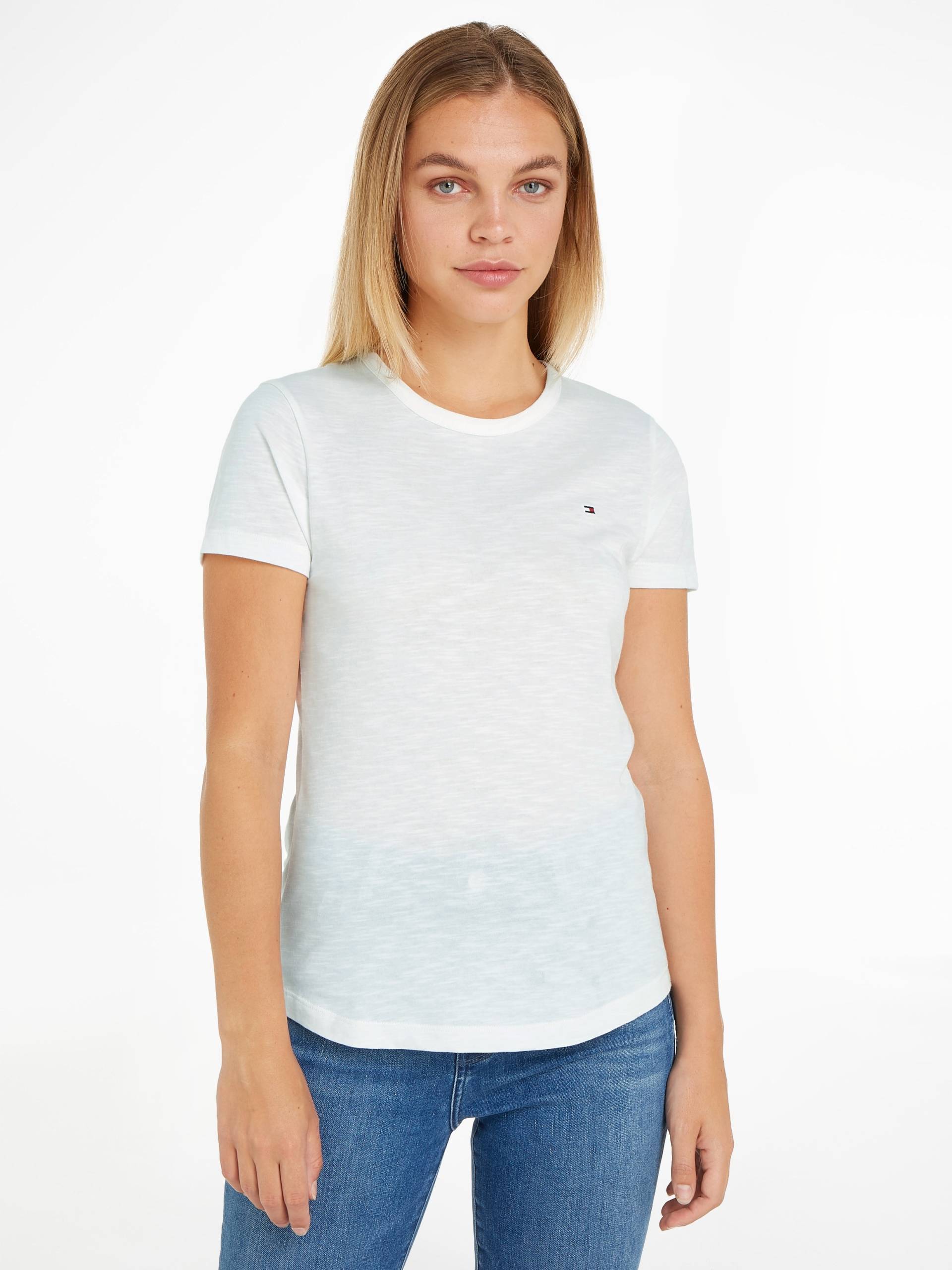 Tommy Hilfiger Rundhalsshirt »1985 SLIM SLUB C-NK SS« von Tommy Hilfiger