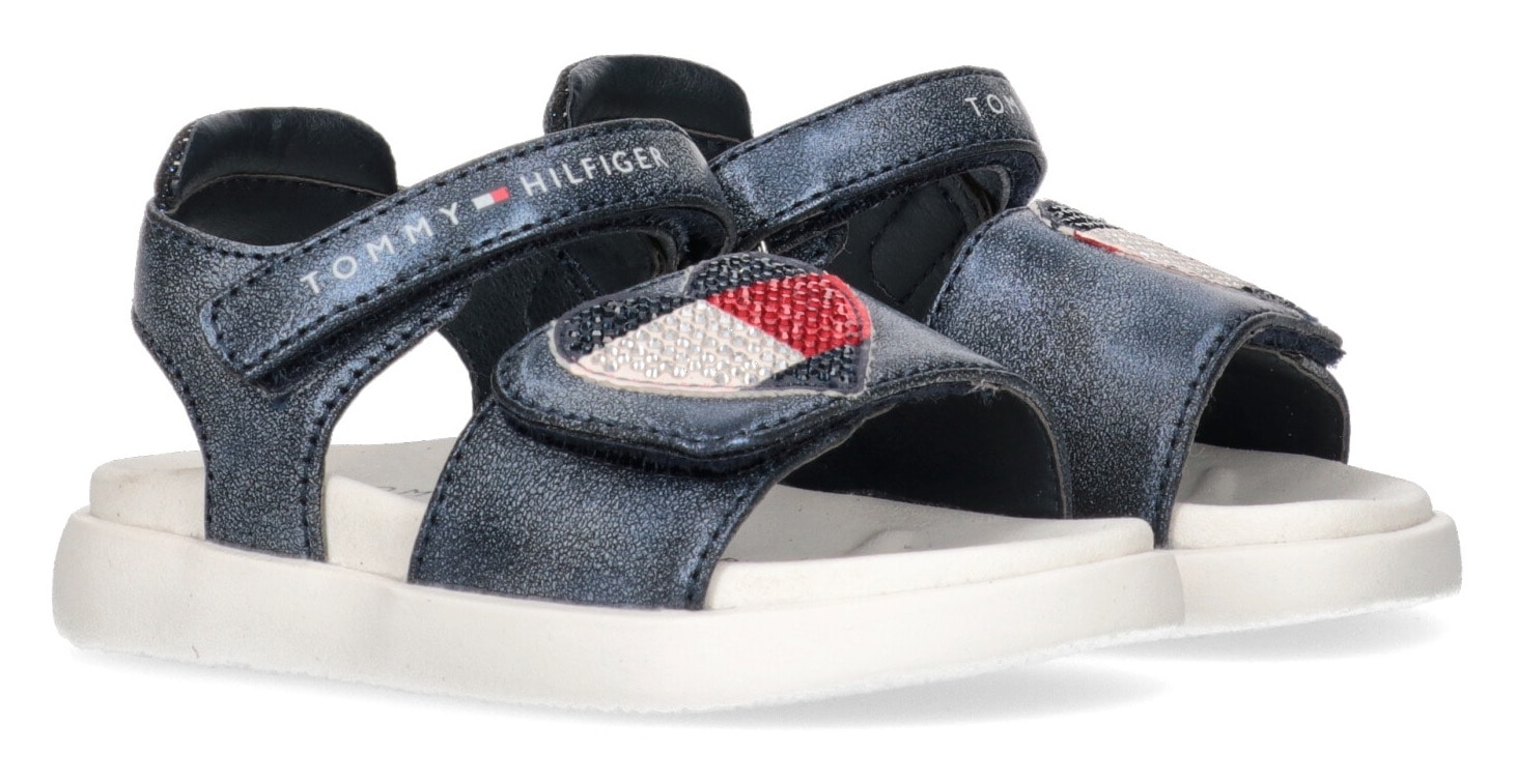 Tommy Hilfiger Sandale »STRASS HEART VELCRO SANDAL« von Tommy Hilfiger