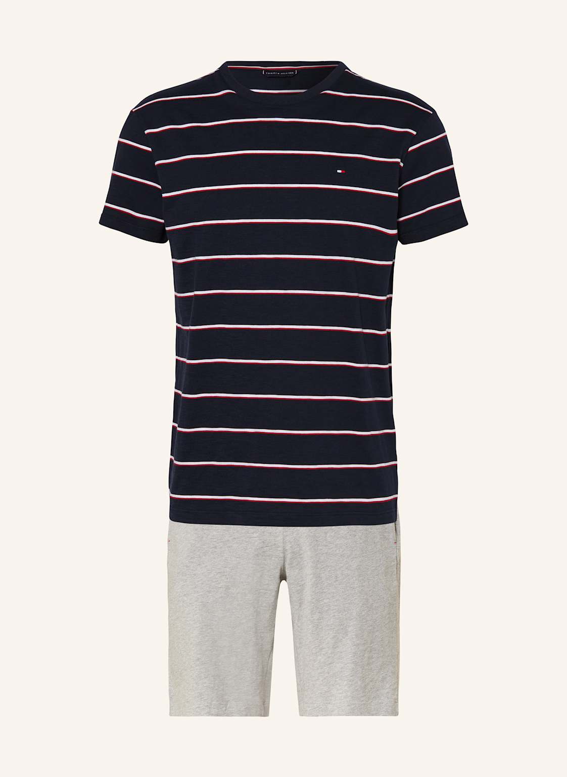Tommy Hilfiger Shorty-Schlafanzug blau von Tommy Hilfiger