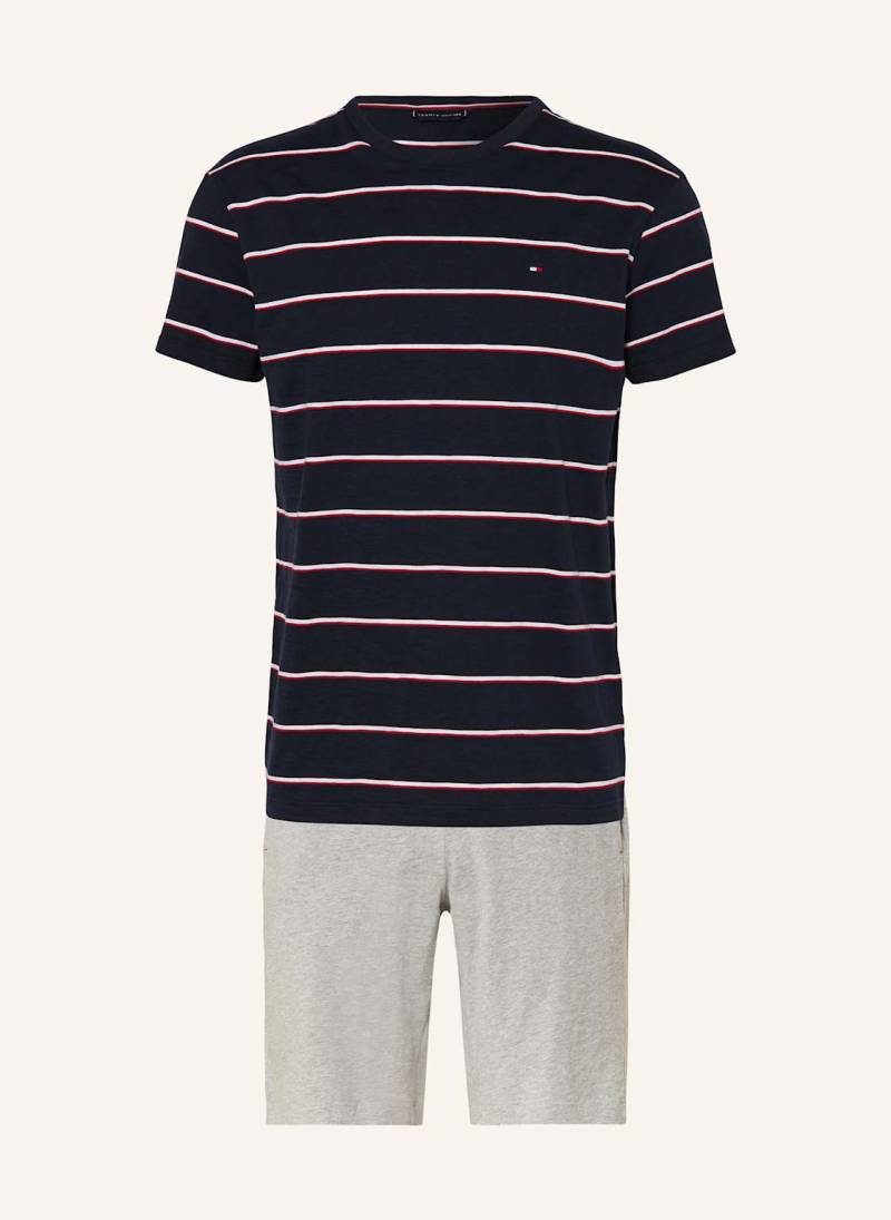 Tommy Hilfiger Shorty-Schlafanzug blau von Tommy Hilfiger