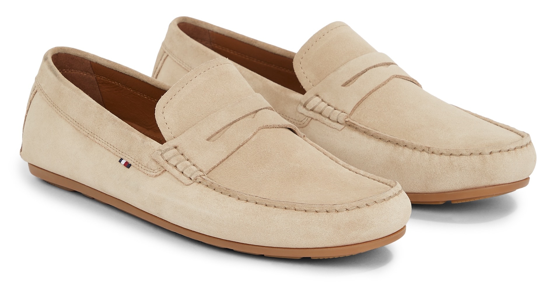 Tommy Hilfiger Slipper »CASUAL HILFIGER SUEDE DRIVER« von Tommy Hilfiger