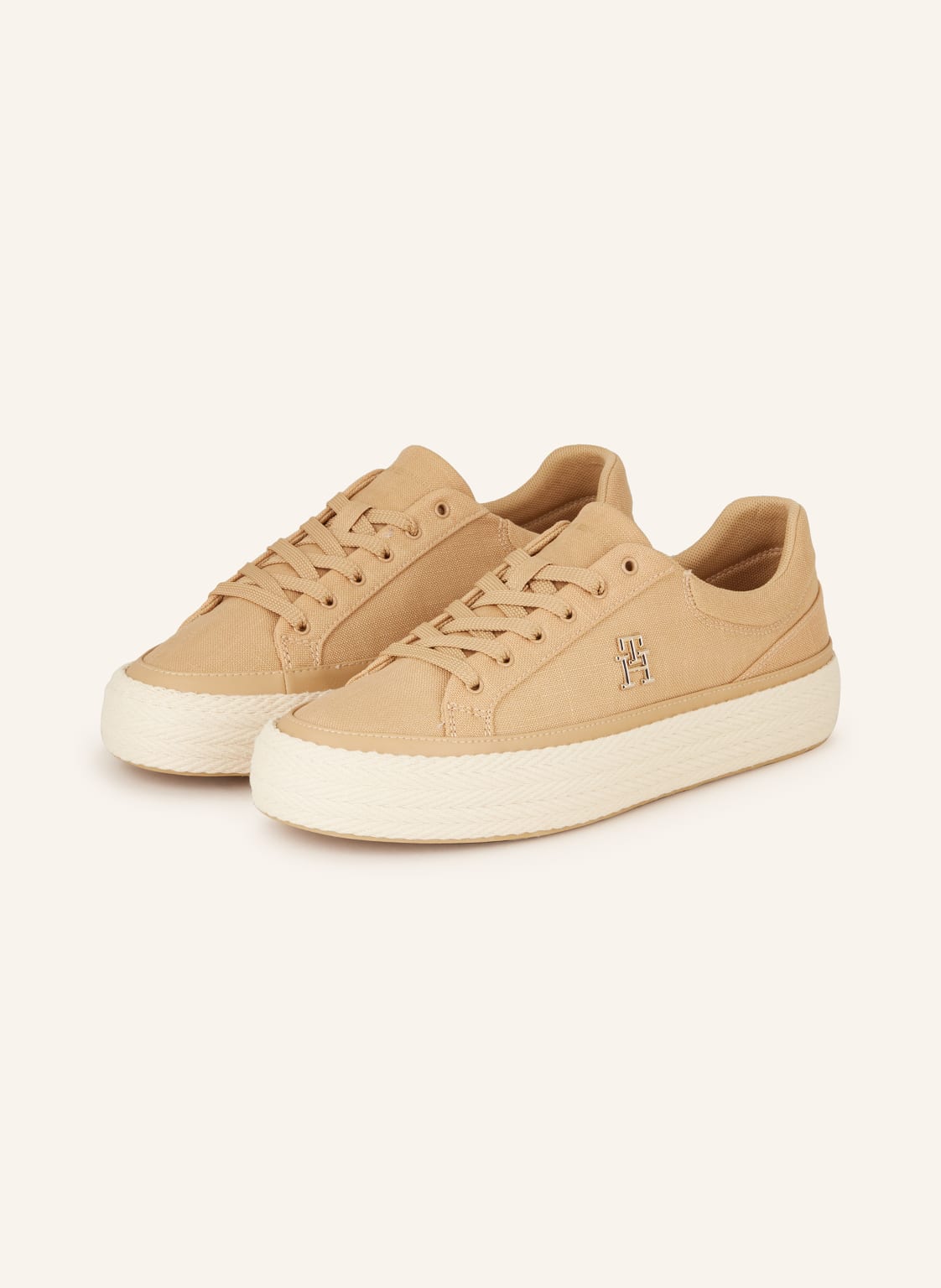 Tommy Hilfiger Sneaker beige von Tommy Hilfiger