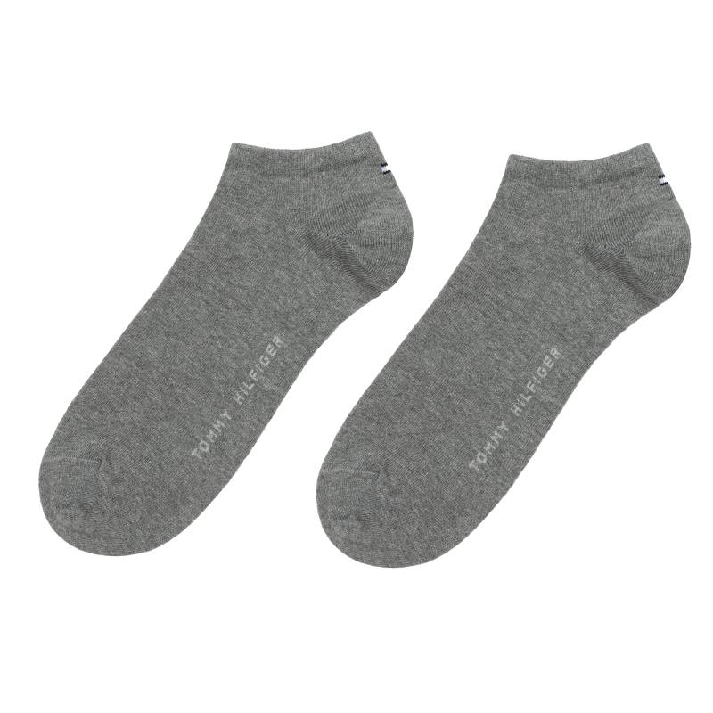 Tommy Hilfiger Sneakersocken »TH MEN SNEAKER 2P«, (2 Paar), mit schmalem Rippenbündchen von Tommy Hilfiger