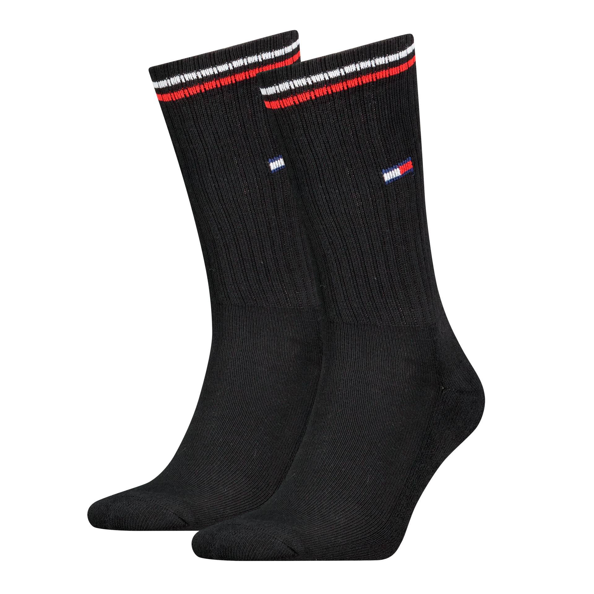 Tommy Hilfiger Socken »TH UNI TJ SOCK 2P ICONIC«, (2 Paar), Verstärkte Ferse und Spitze für zusätzliche Strapazierfähigkeit von Tommy Hilfiger