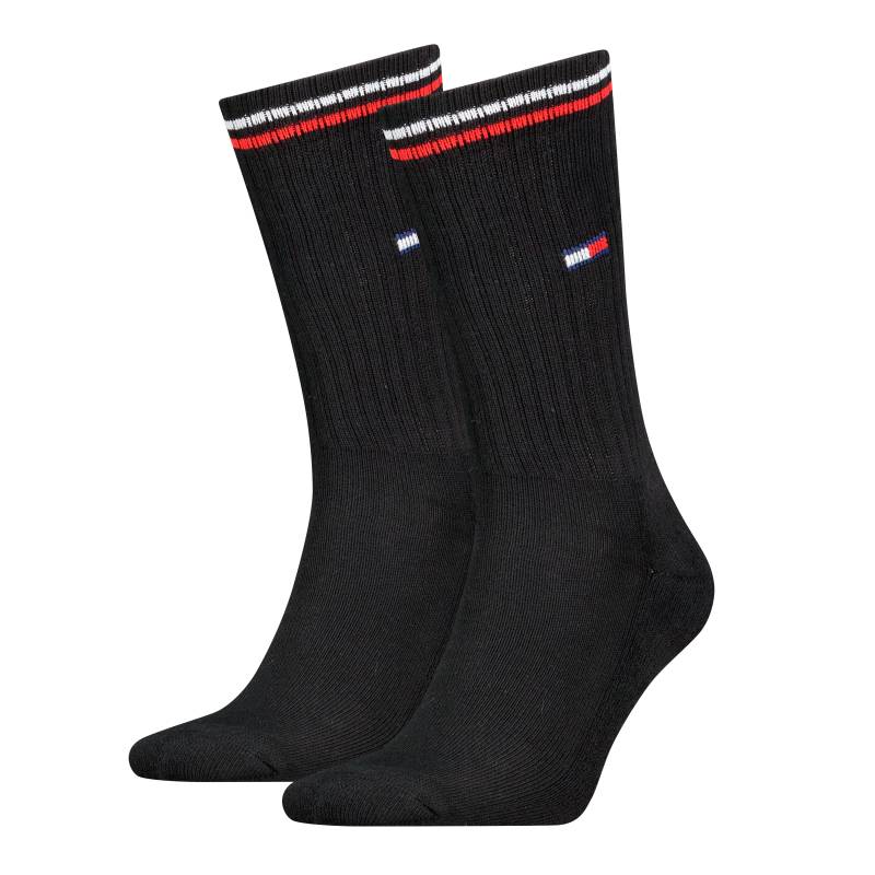 Tommy Hilfiger Socken »TH UNI TJ SOCK 2P ICONIC«, (2 Paar), Verstärkte Ferse und Spitze für zusätzliche Strapazierfähigkeit von Tommy Hilfiger