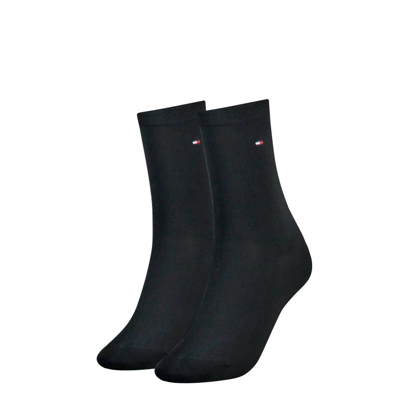 Tommy Hilfiger Socken »TH WOMEN SOCK CASUAL 2P«, (2 Paar, 2 Paar), mit flacher Zehennaht von Tommy Hilfiger