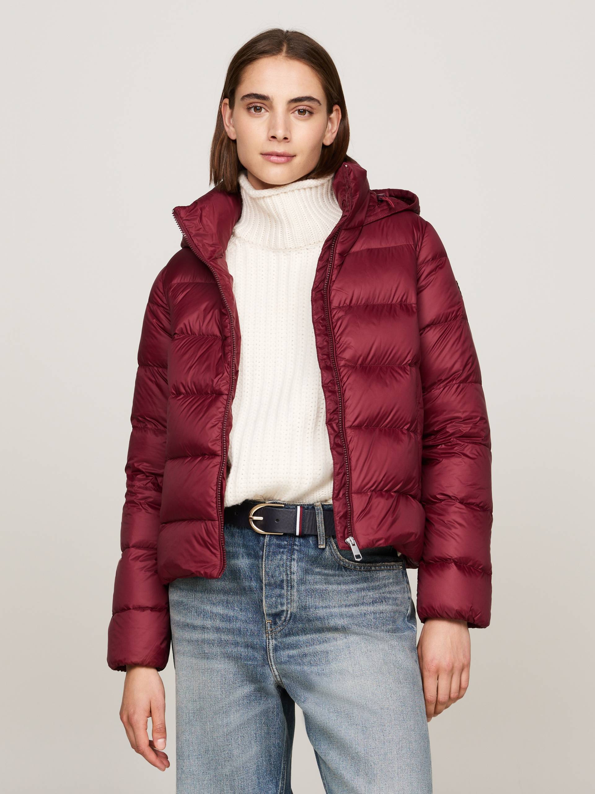 Tommy Hilfiger Steppjacke »LW DOWN CASUAL JACKET«, mit Kapuze, mit Logoprägung Tommy Hilfiger Steppjacke »LW DOWN CASUAL JACKET«, mit Kapuze, mit Logoprägung von Tommy Hilfiger