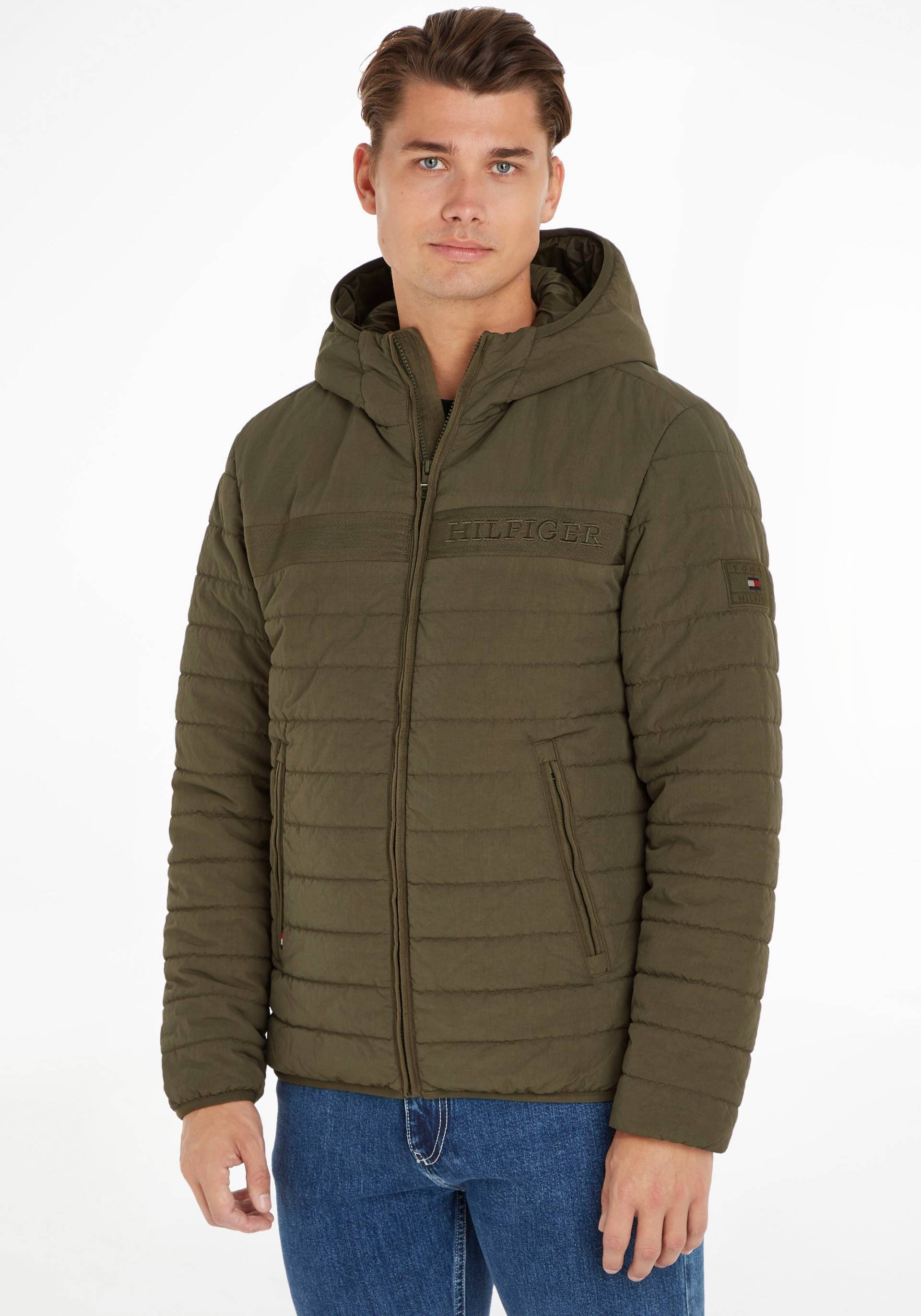 Tommy Hilfiger Steppjacke »GMD PADDED HOODED JACKET«, mit Kapuze von Tommy Hilfiger