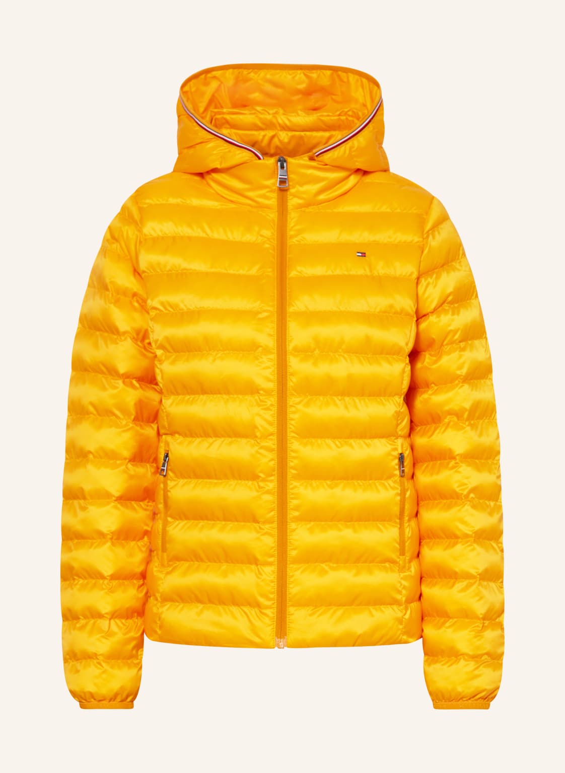 Tommy Hilfiger Steppjacke Mit Abnehmbarer Kapuze orange von Tommy Hilfiger