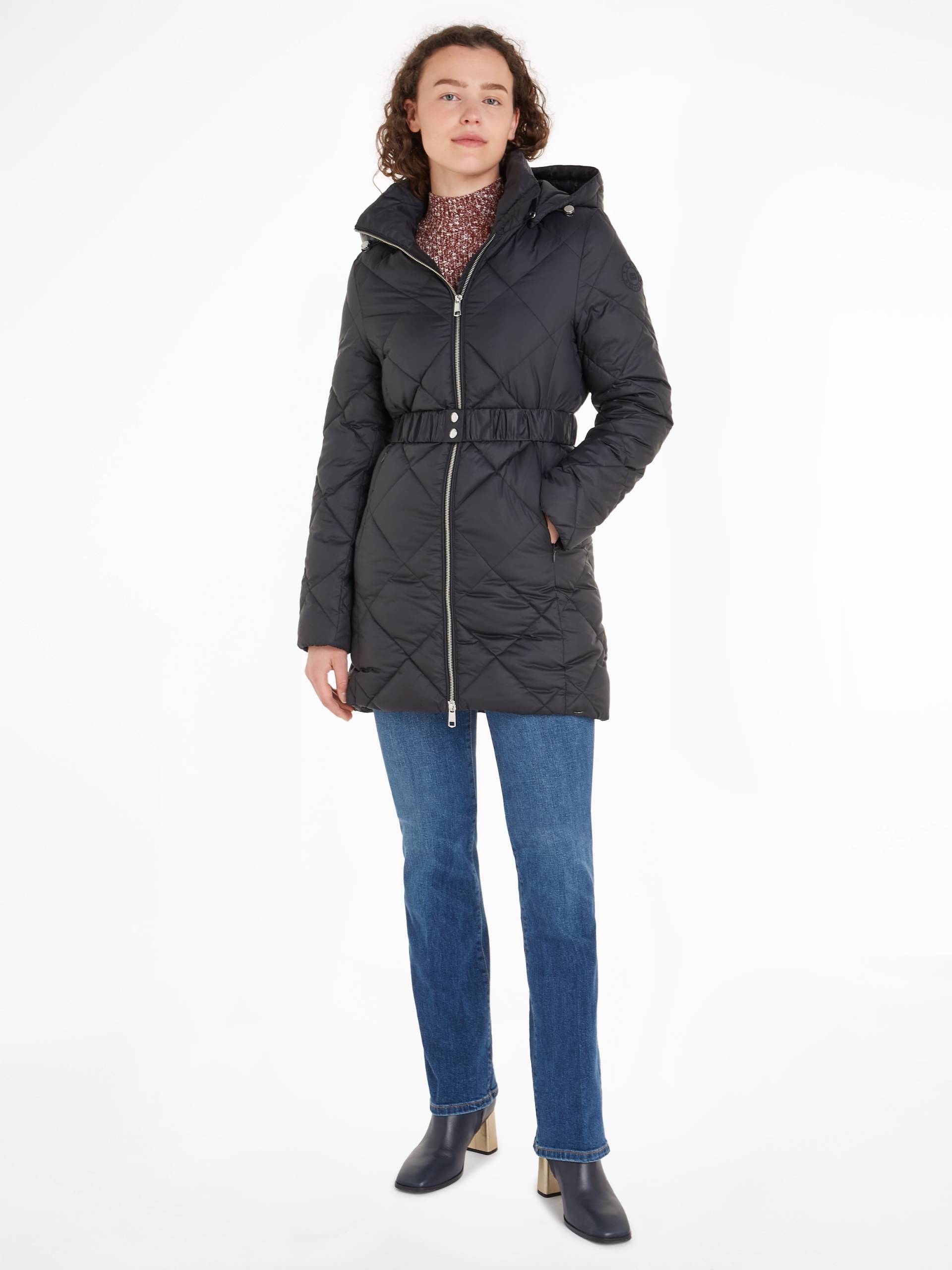 Tommy Hilfiger Steppmantel »ELEVATED BELTED QUILTED COAT« von Tommy Hilfiger