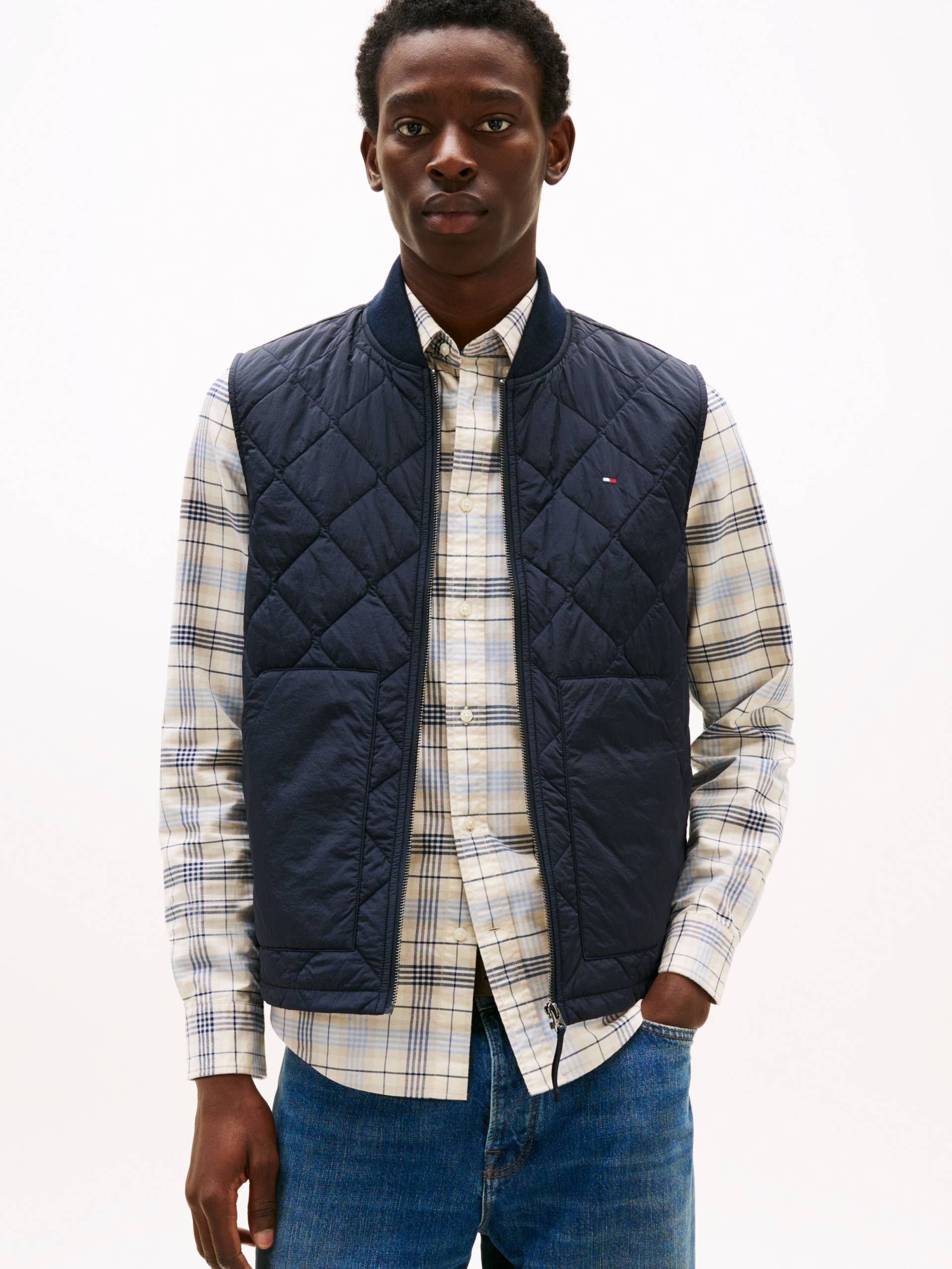 Tommy Hilfiger Steppweste »DIAMOND QUILTED VEST«, mit Rautenmuster von Tommy Hilfiger