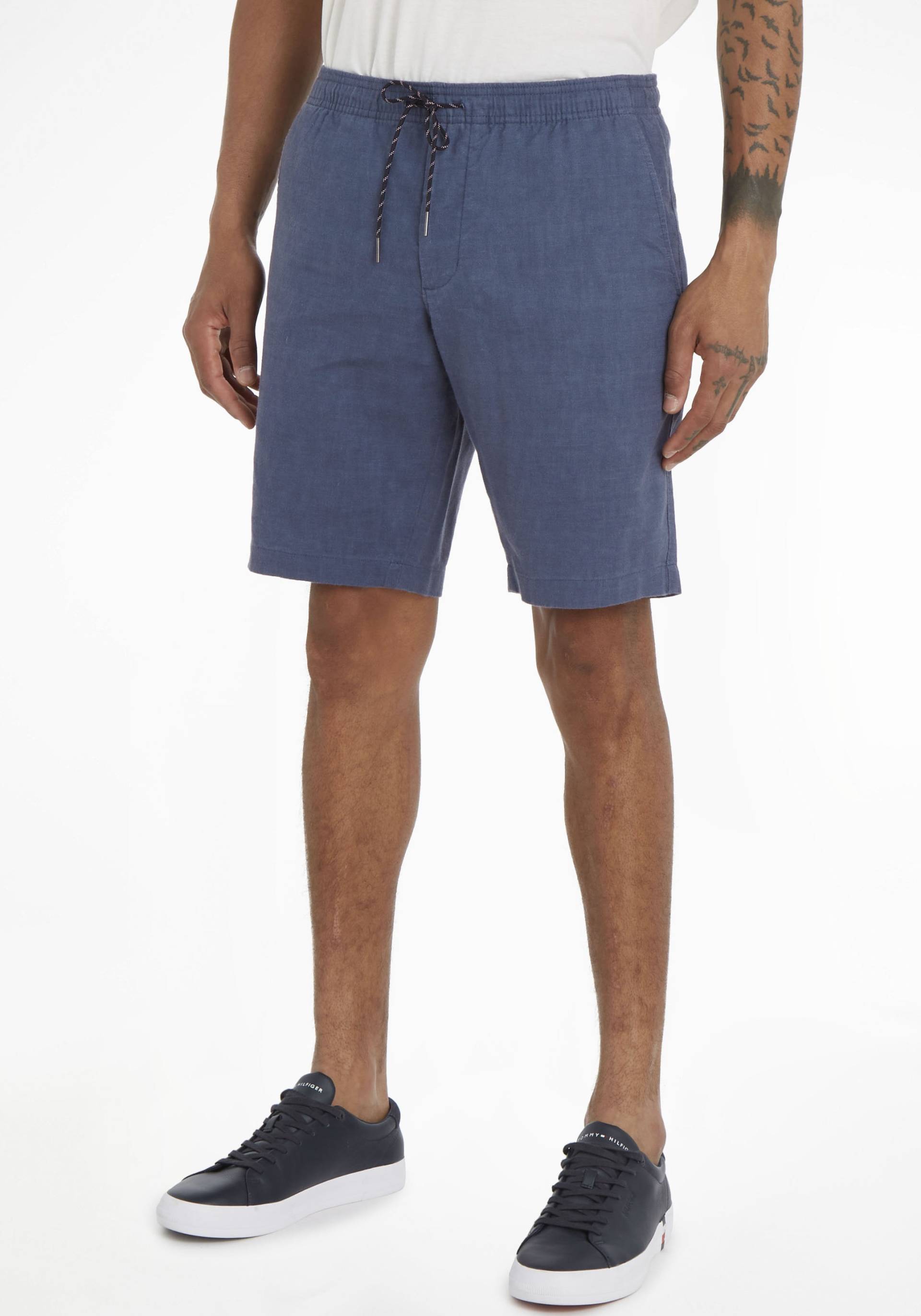 Tommy Hilfiger Stoffhose »HARLEM PO TECH LINEN SOLID« von Tommy Hilfiger