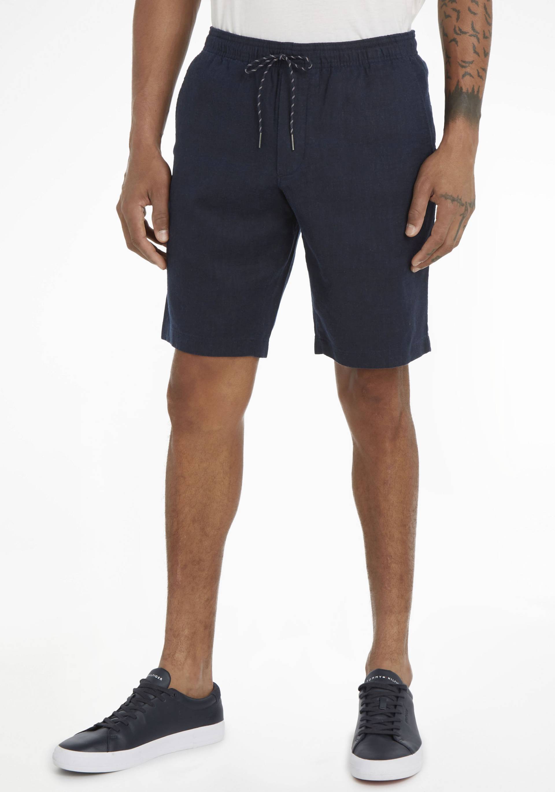 Tommy Hilfiger Stoffhose »HARLEM PO TECH LINEN SOLID« von Tommy Hilfiger