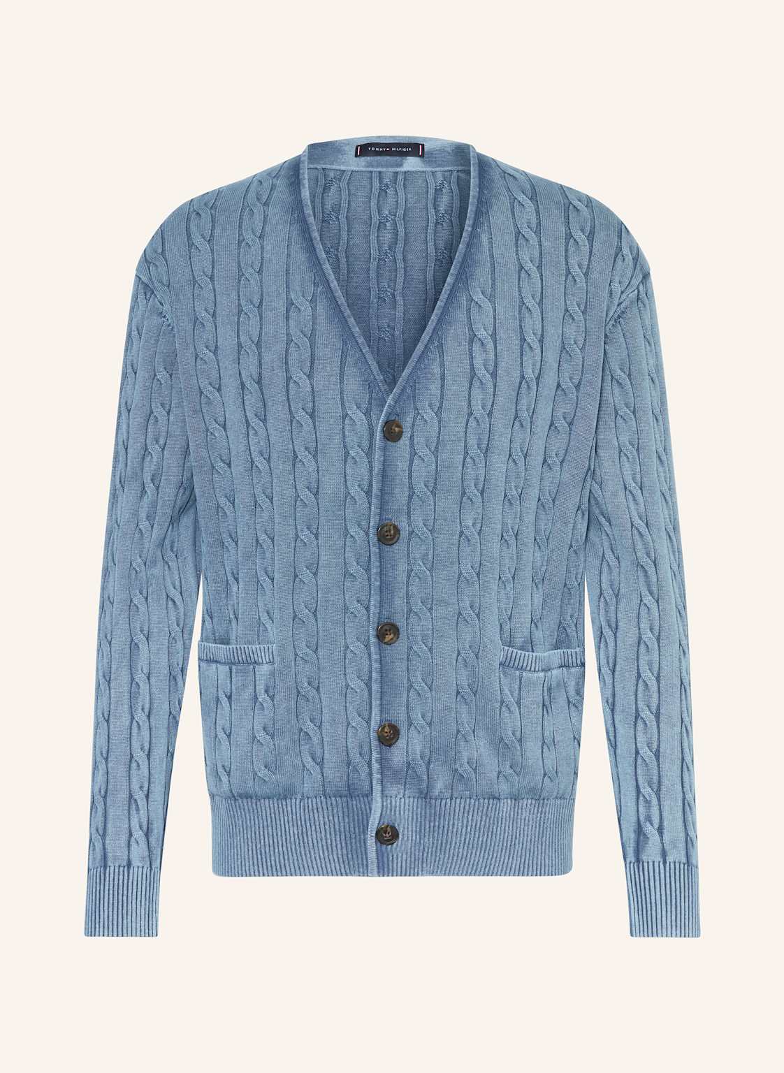 Tommy Hilfiger Strickjacke blau von Tommy Hilfiger