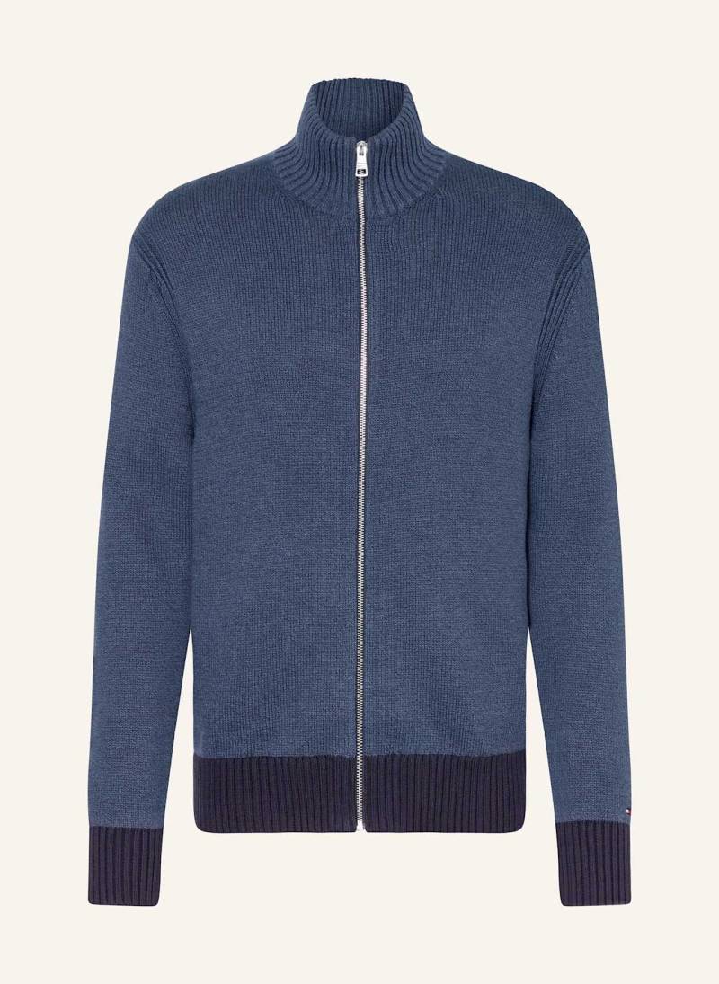 Tommy Hilfiger Strickjacke blau von Tommy Hilfiger
