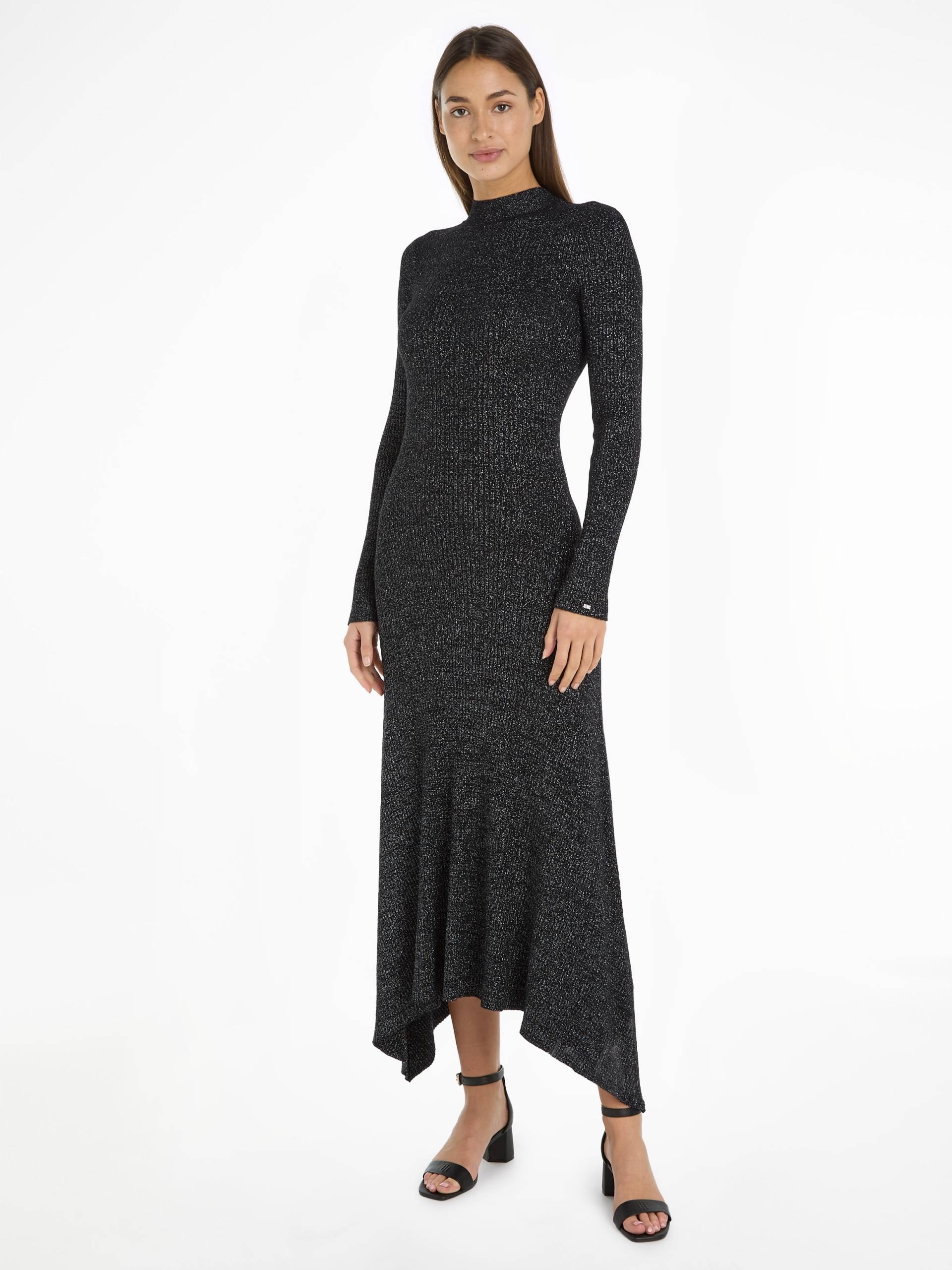 Tommy Hilfiger Strickkleid »LUREX F&F MOCK-NK MIDI DRESS« von Tommy Hilfiger